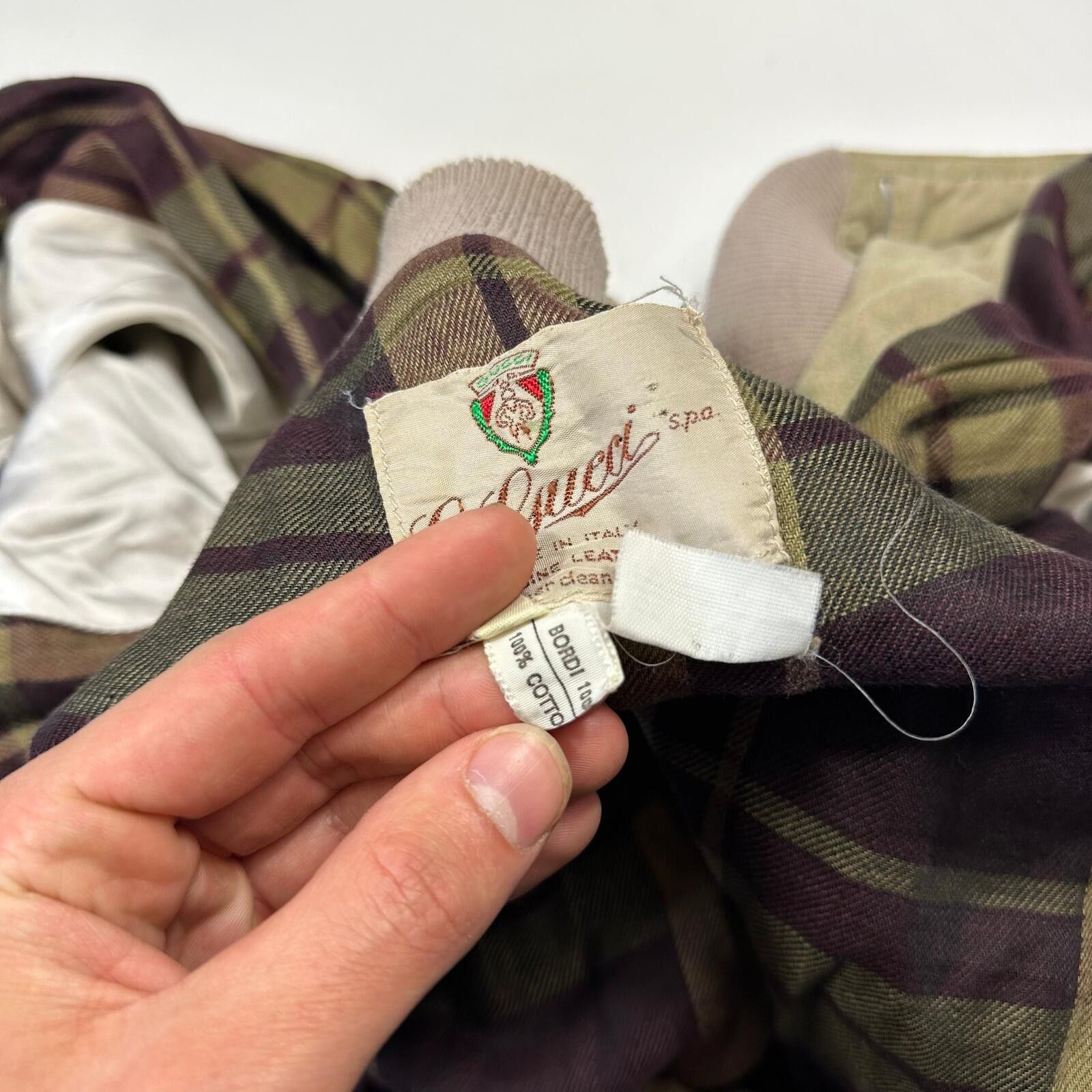 Gucci Gucci 1970’s Suede Leather Flannel Lined Flight Jacket - L Size US L / EU 52-54 / 3 - 9 Thumbnail