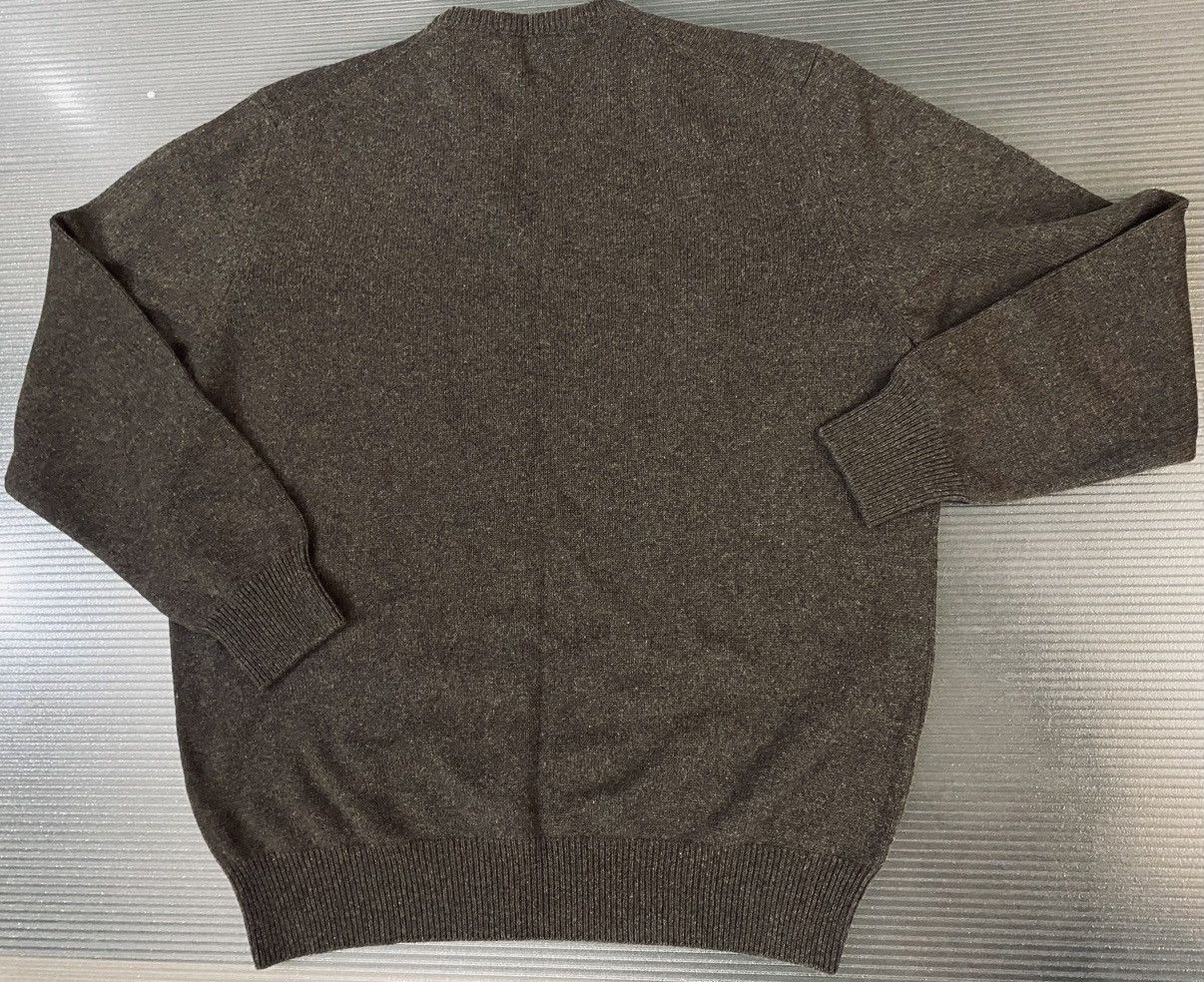 Loro Piana Loro Piana 🇮🇹 Brown Melange 6 ply Baby Cashmere Crew 56 NEW Size US XL / EU 56 / 4 - 3 Thumbnail