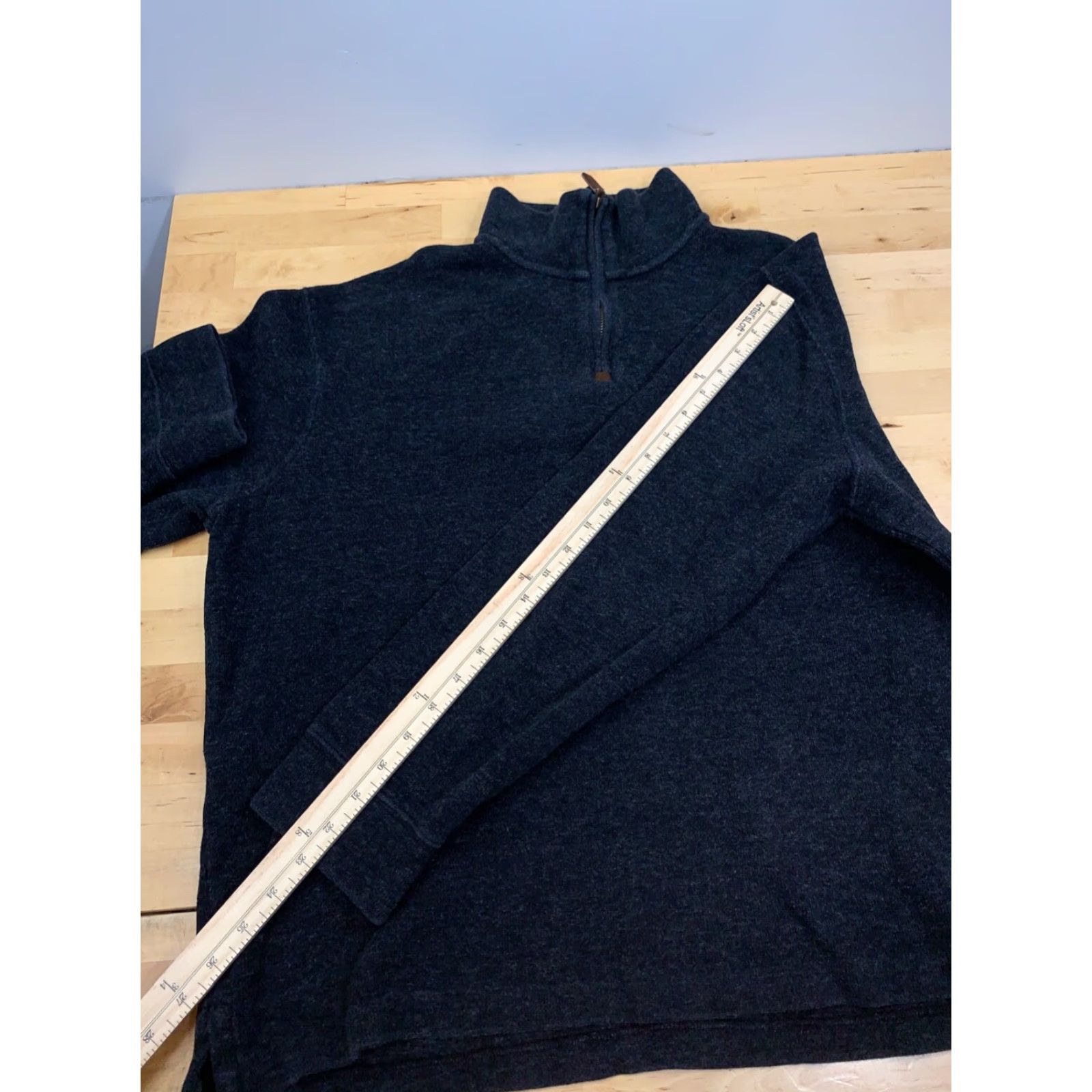 Polo Ralph Lauren Polo Ralph Lauren 1/4 Zip Pullover Sweater Mens XL Charcoal Gray Preppy 11160 Size US XL / EU 56 / 4 - 6 Thumbnail