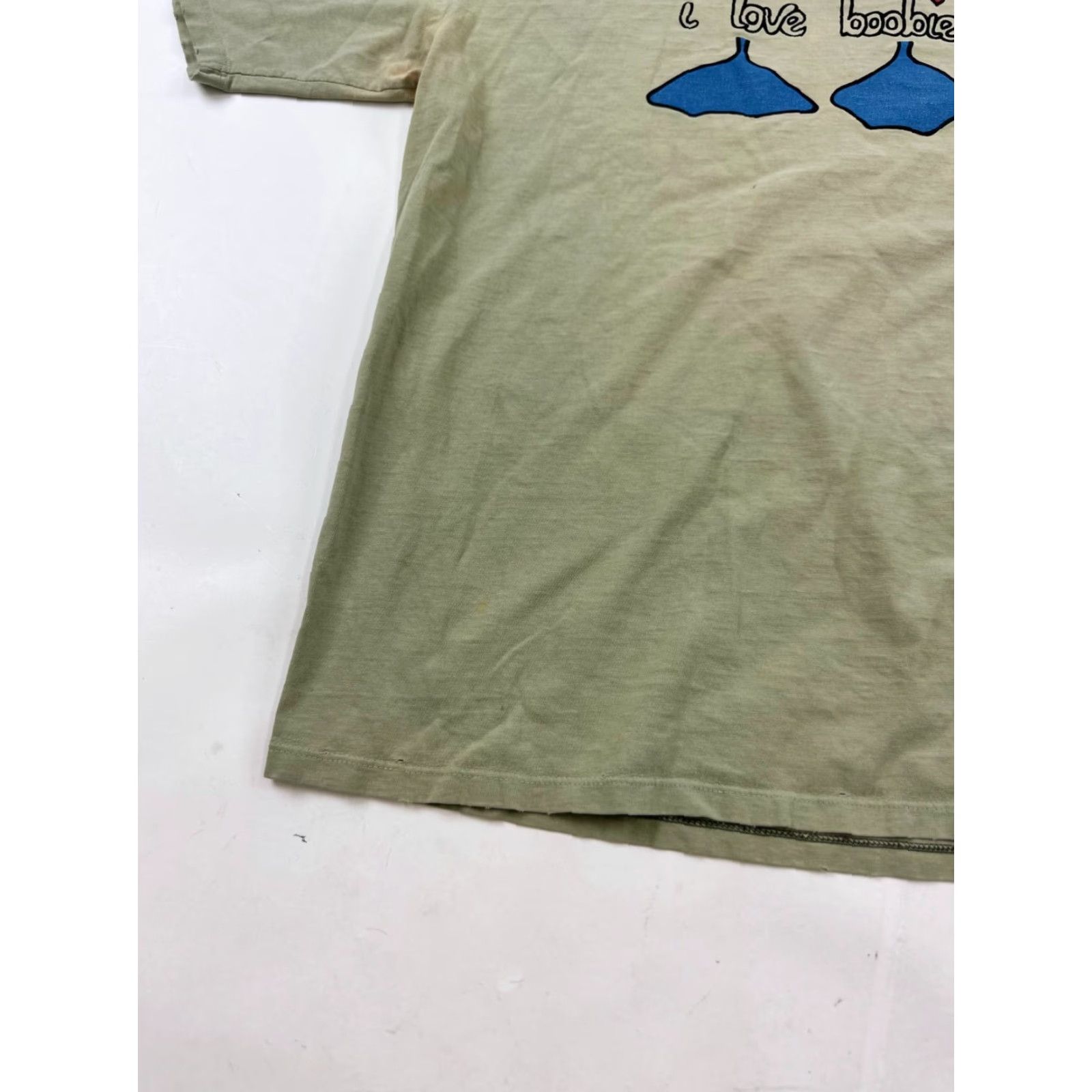 Nomad Nomada T-Shirt Mens Large Green "I Love Boobies" Outdoor Short Sleeve Tee Size US L / EU 52-54 / 3 - 3 Thumbnail