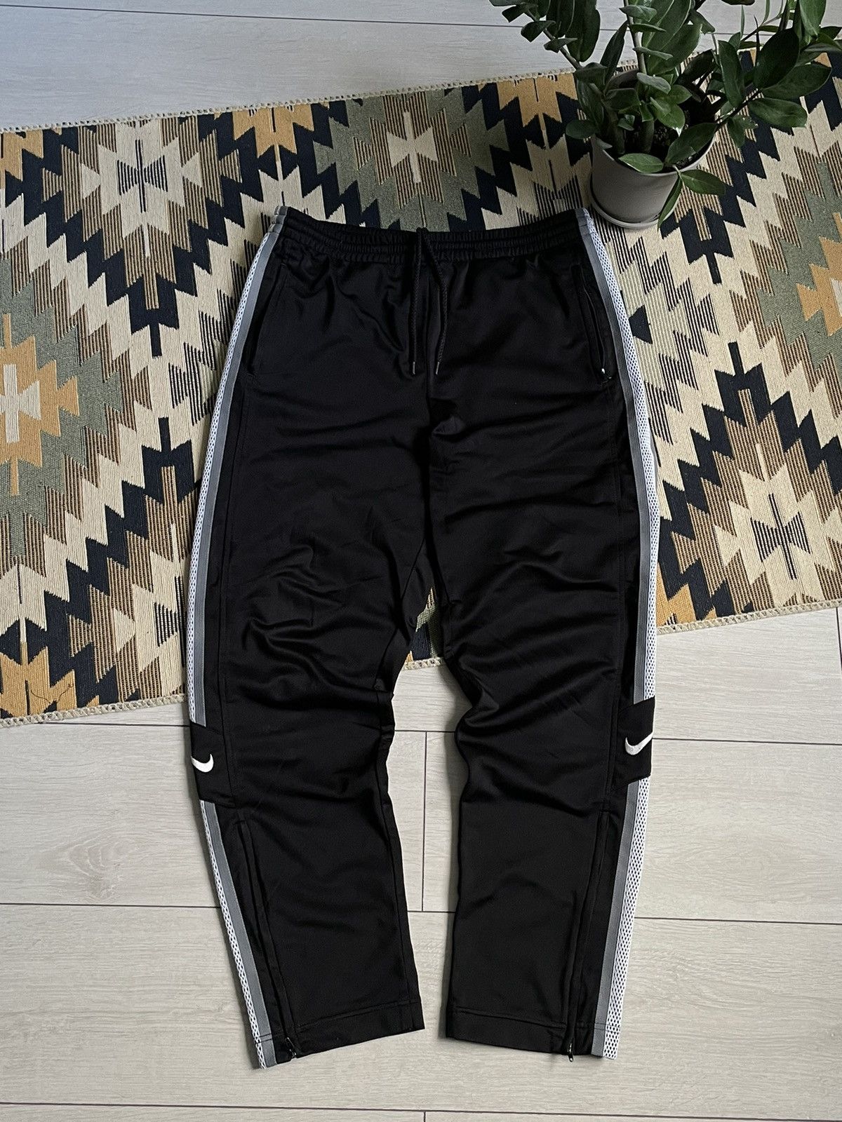 Nike × Vintage Vintage 90’s Nike Swoosh Drill Pants Size US 34 / EU 50 - 3 Thumbnail