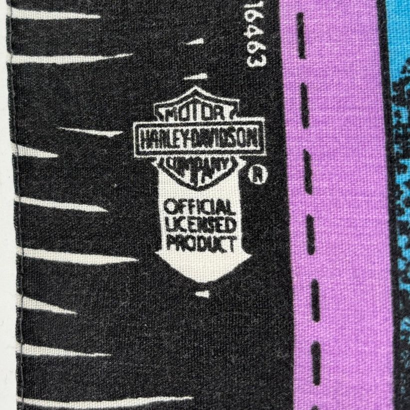 Harley Davidson × Vintage Vintage Harley Davidson Bandana Live To Ride Ride To Live Size ONE SIZE - 3 Thumbnail