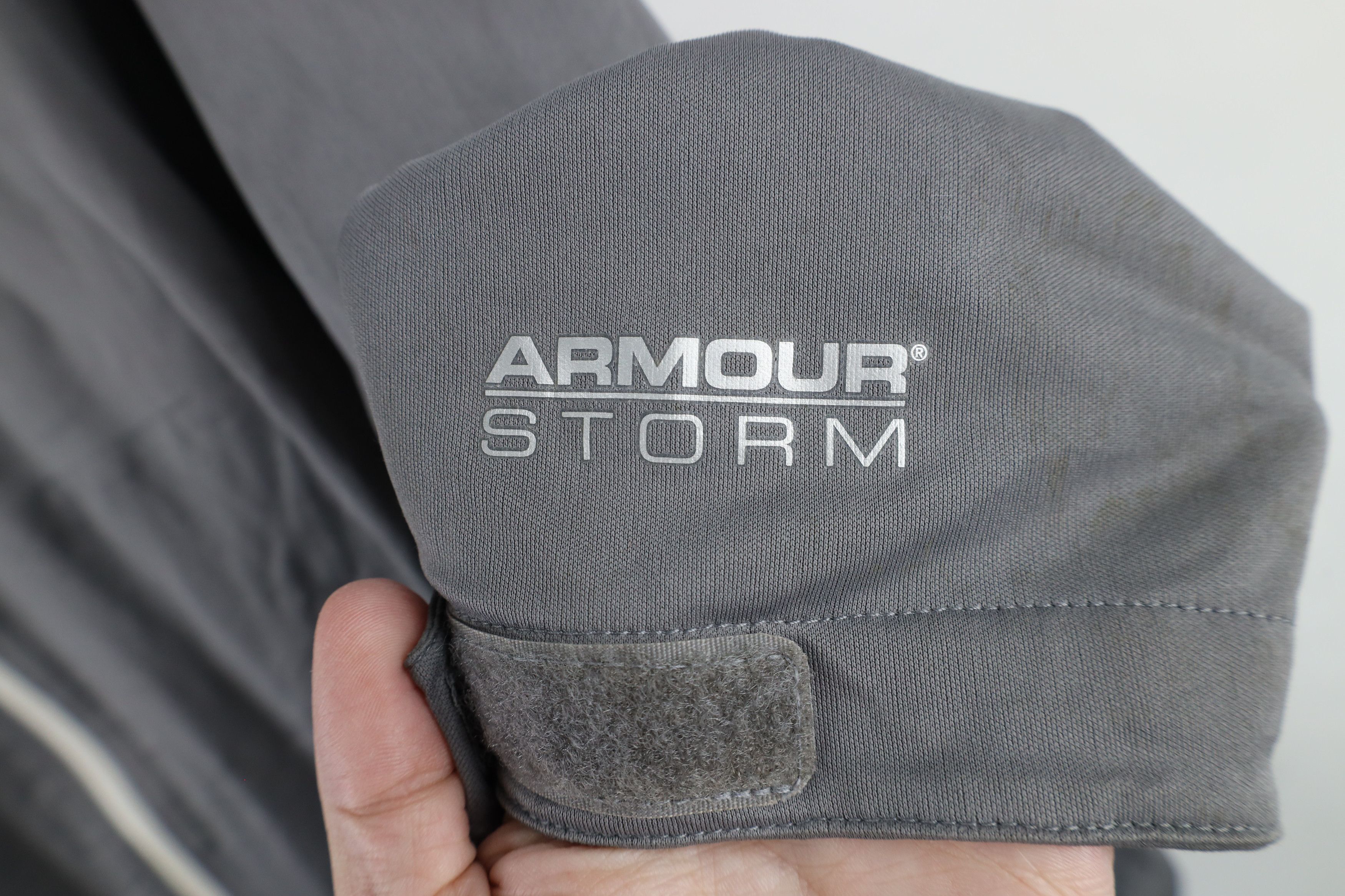 Under Armour × Vintage Under Armour Storm Waterproof Full Zip Rain Jacket Gray Size US M / EU 48-50 / 2 - 4 Thumbnail