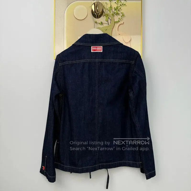 Kenzo KENZO Deep Blue Cotton Embroidered Jacket . Size XS / US 0-2 / IT 36-38 - 1 Thumbnail