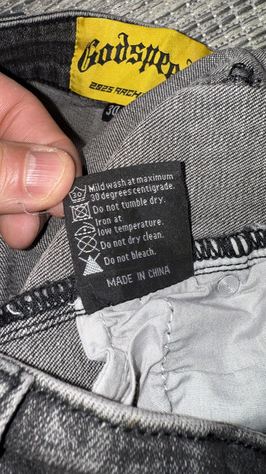 Godspeed Godspeed Infinity Denim Shorts Size US 30 / EU 46 - 3 Thumbnail