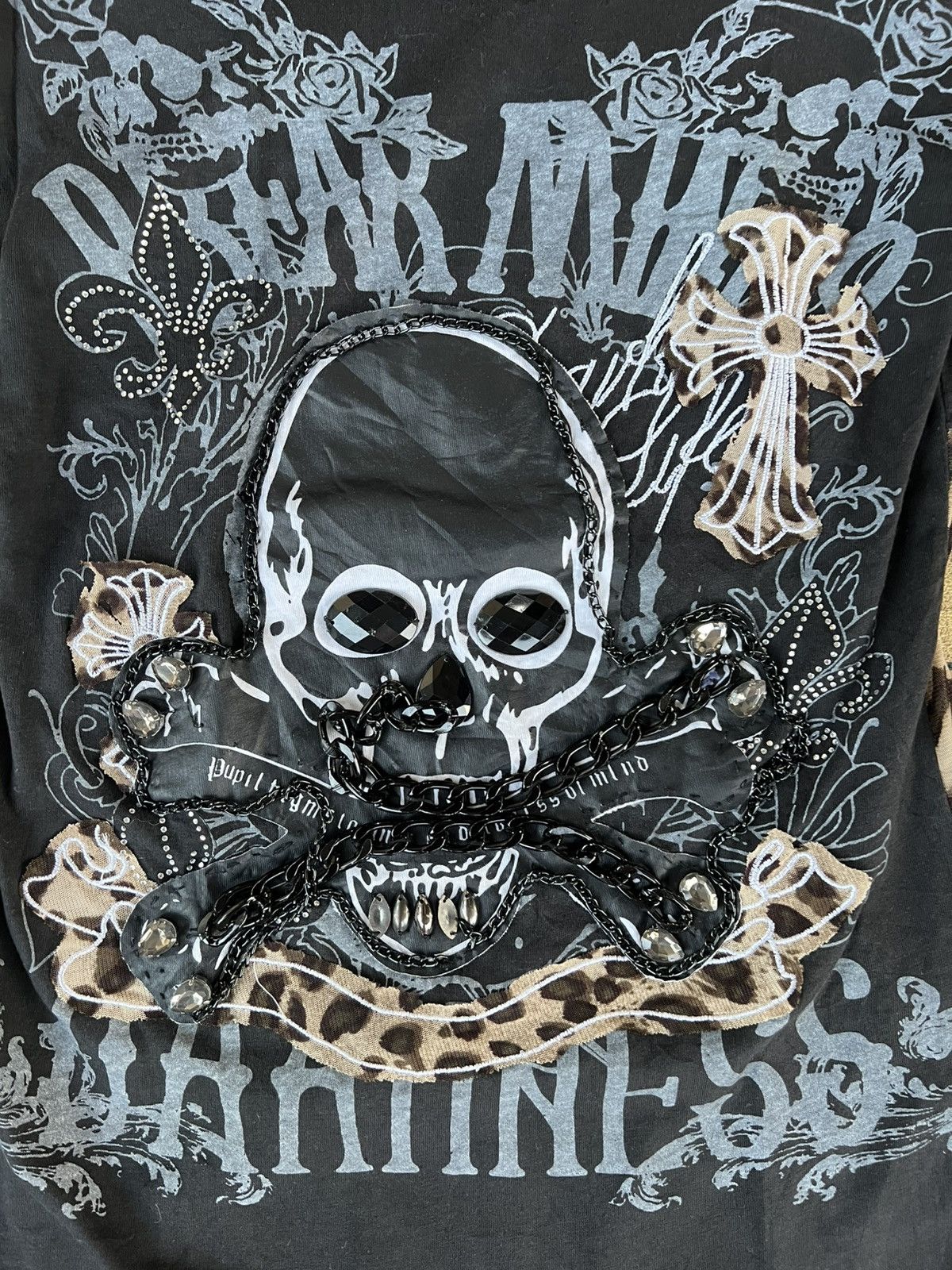 If Six Was Nine Y2k punk tees skull with ring Size S / US 4 / IT 40 - 2 Thumbnail