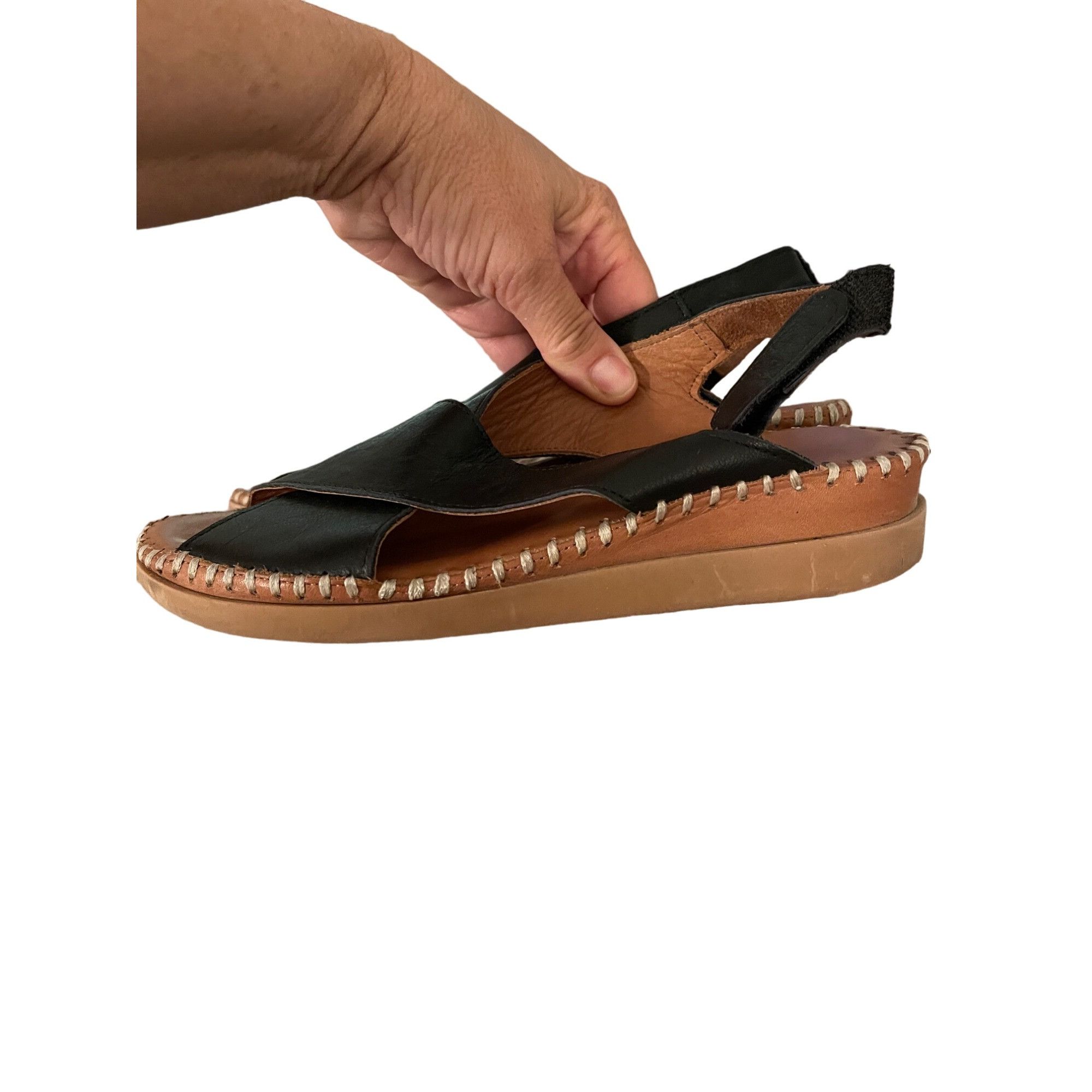 Other Ethan Valdes Womens Sandal Size 38 Black Pacific Size US 8 / IT 38 - 8 Thumbnail