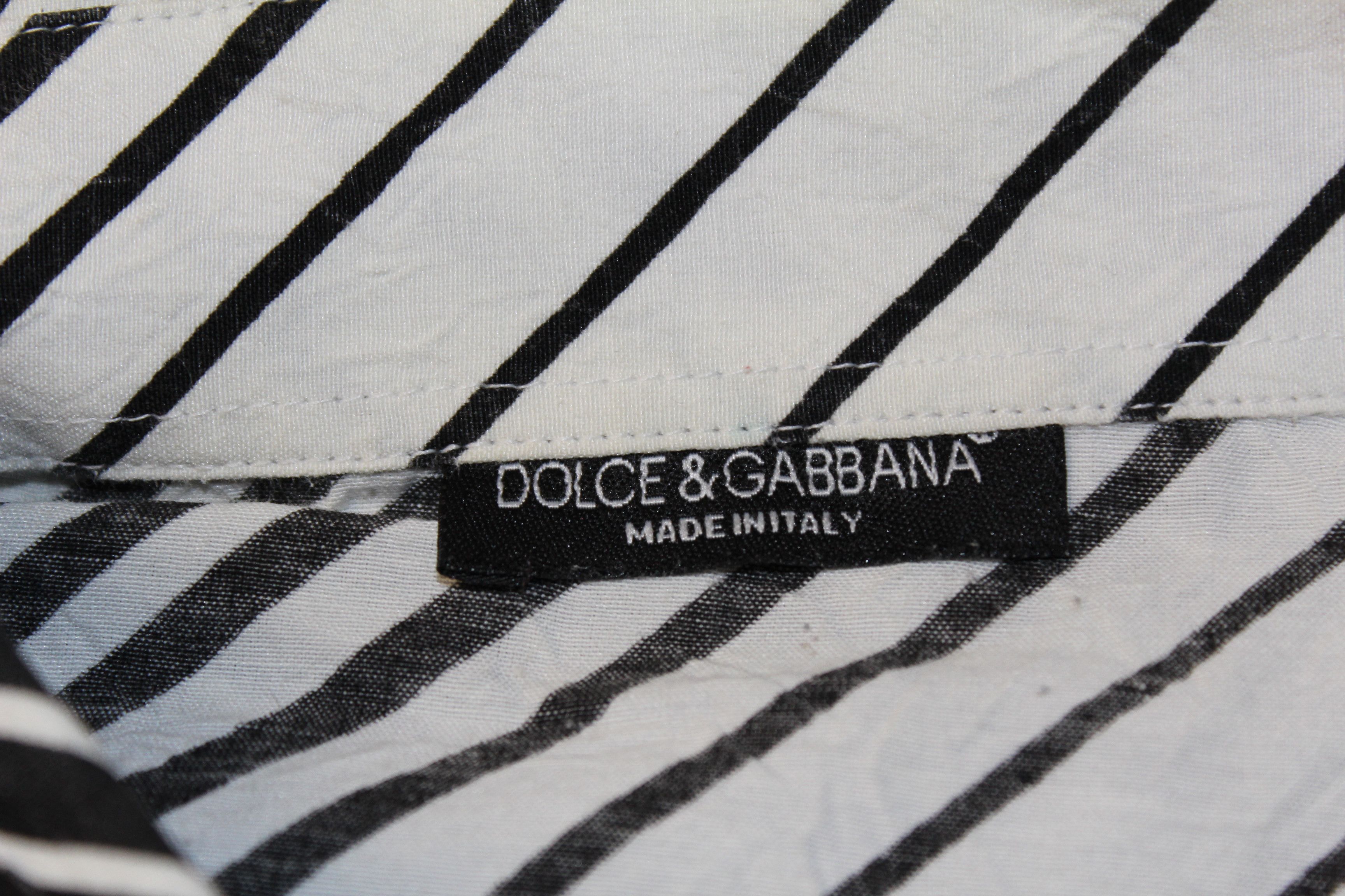 Dolce & Gabbana Vintage Dolce&Gabbana Short Sleeve Shirt Size US M / EU 48-50 / 2 - 6 Thumbnail