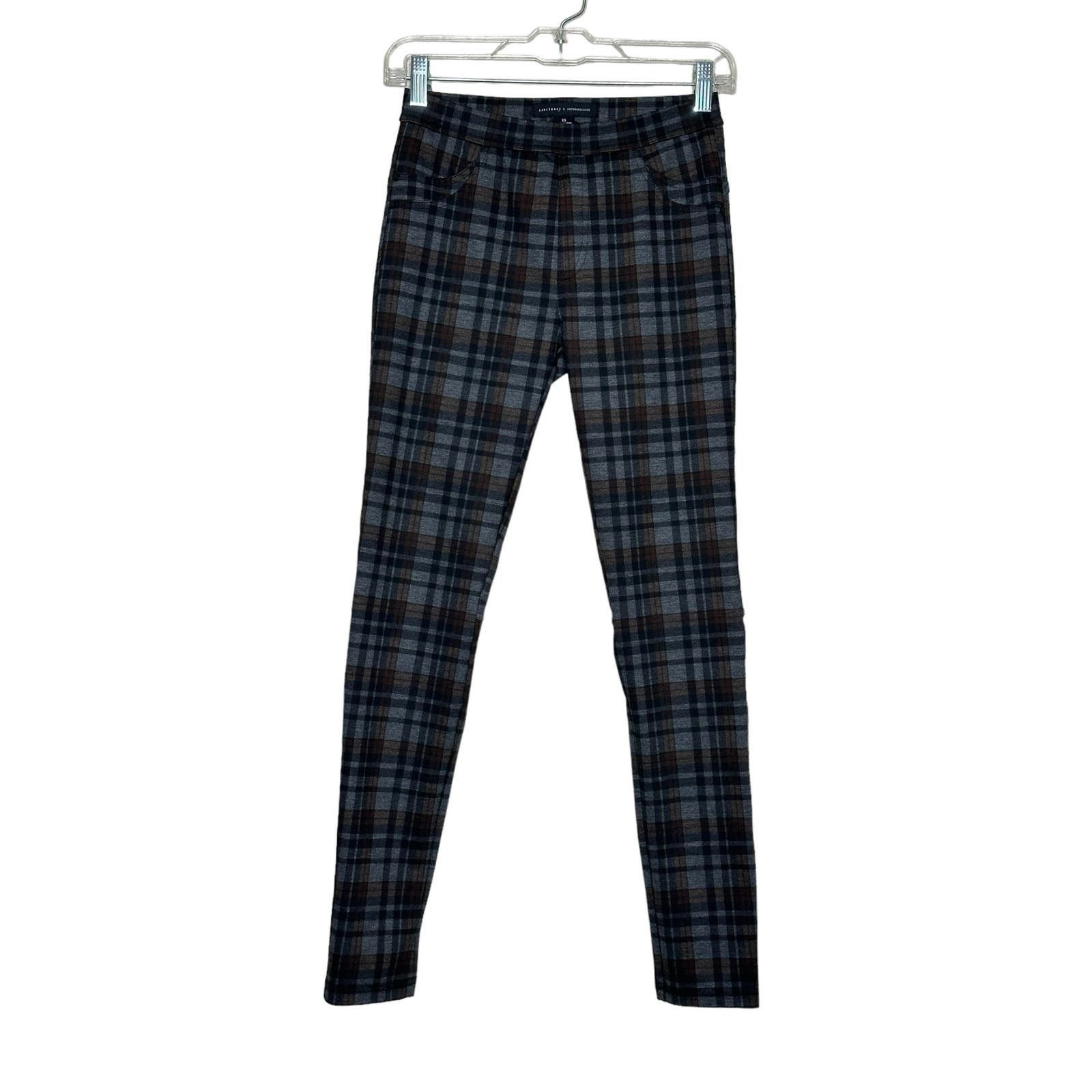 Anthropologie Sanctuary X Anthropologie plaid pull on pants size XS Size 30" / US 8 / IT 44 - 1 Thumbnail