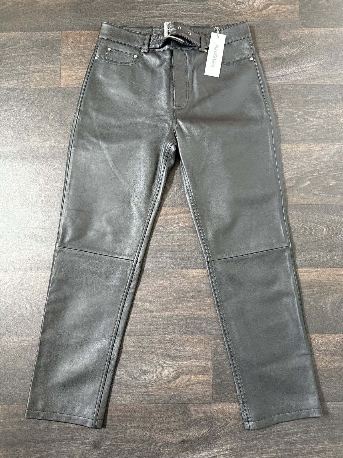 Other HAN KJOBENHAVN Leather Belted Trousers size 48 Size US 31 - 6 Thumbnail