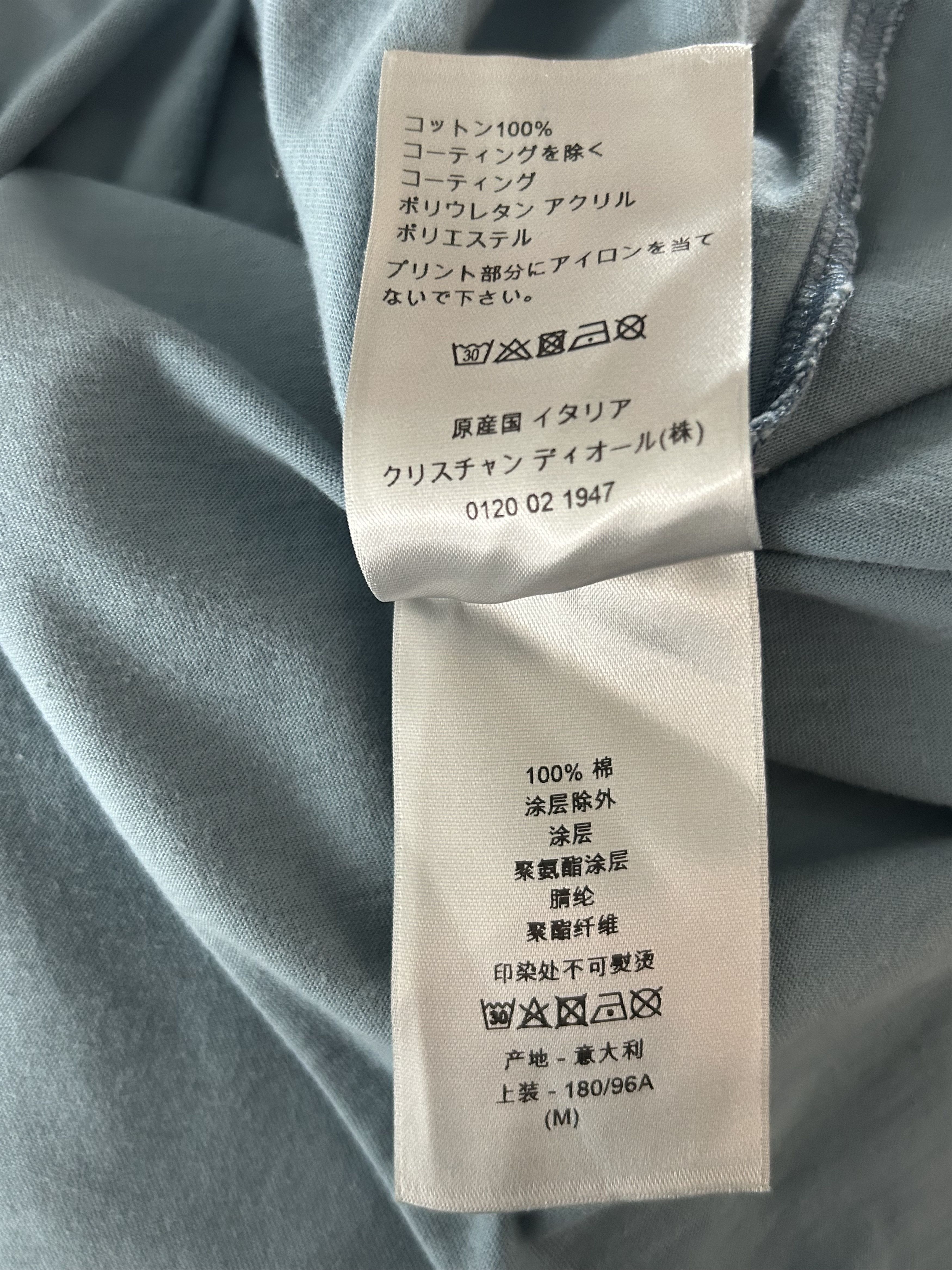 Club Sorayama × Dior Dior Sorayama Blue Gradient Robot Logo T-Shirt Size US M / EU 48-50 / 2 - 5 Thumbnail