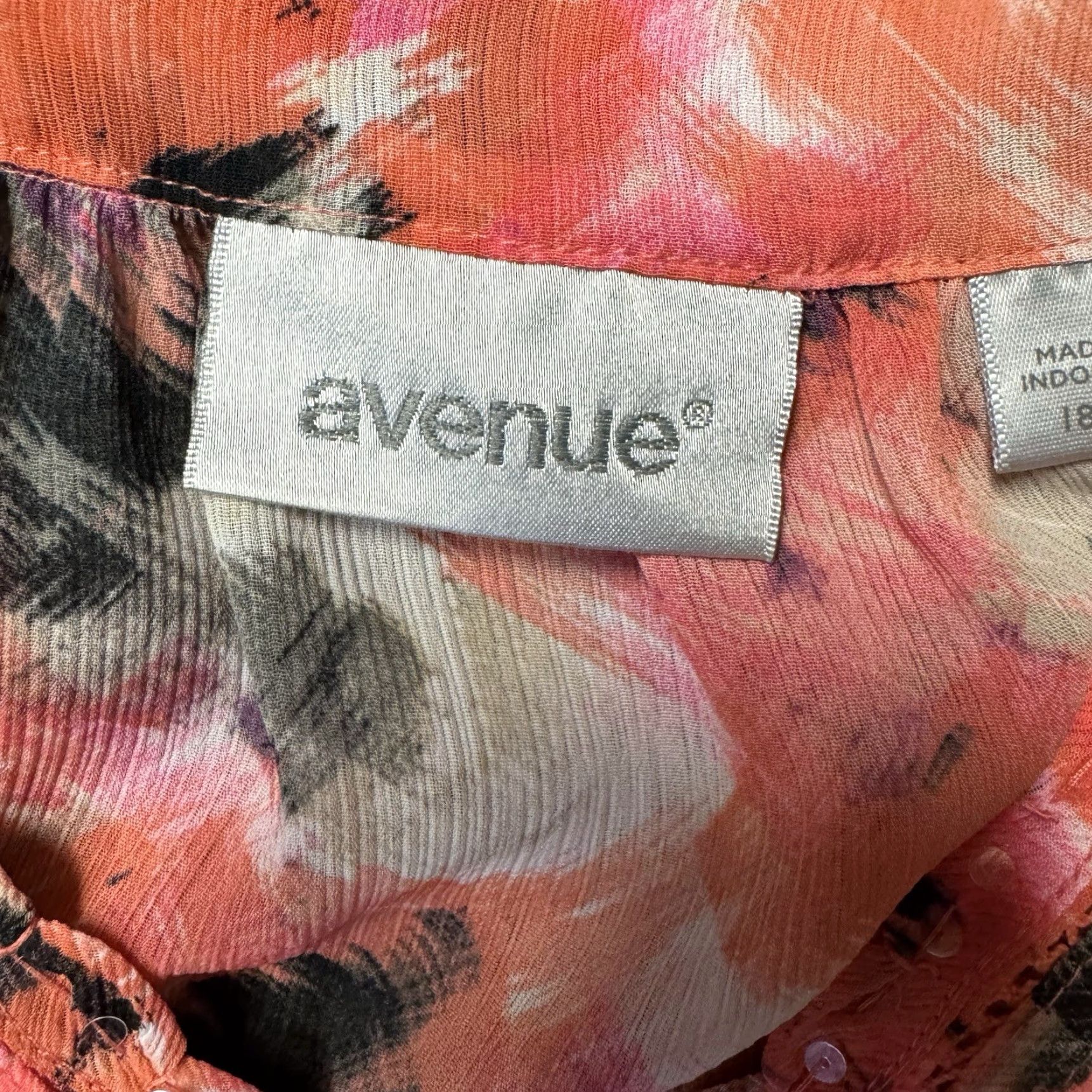Avenue Avenue Poet Blouse 18-20 Boho Chic Victorian Ruffle Y2K Whimsigoth Bohemian Colorful Tunic Blouse Womens Plus Sleeve Optional? Size XXL / US 16-18 / IT 52-54 - 4 Thumbnail