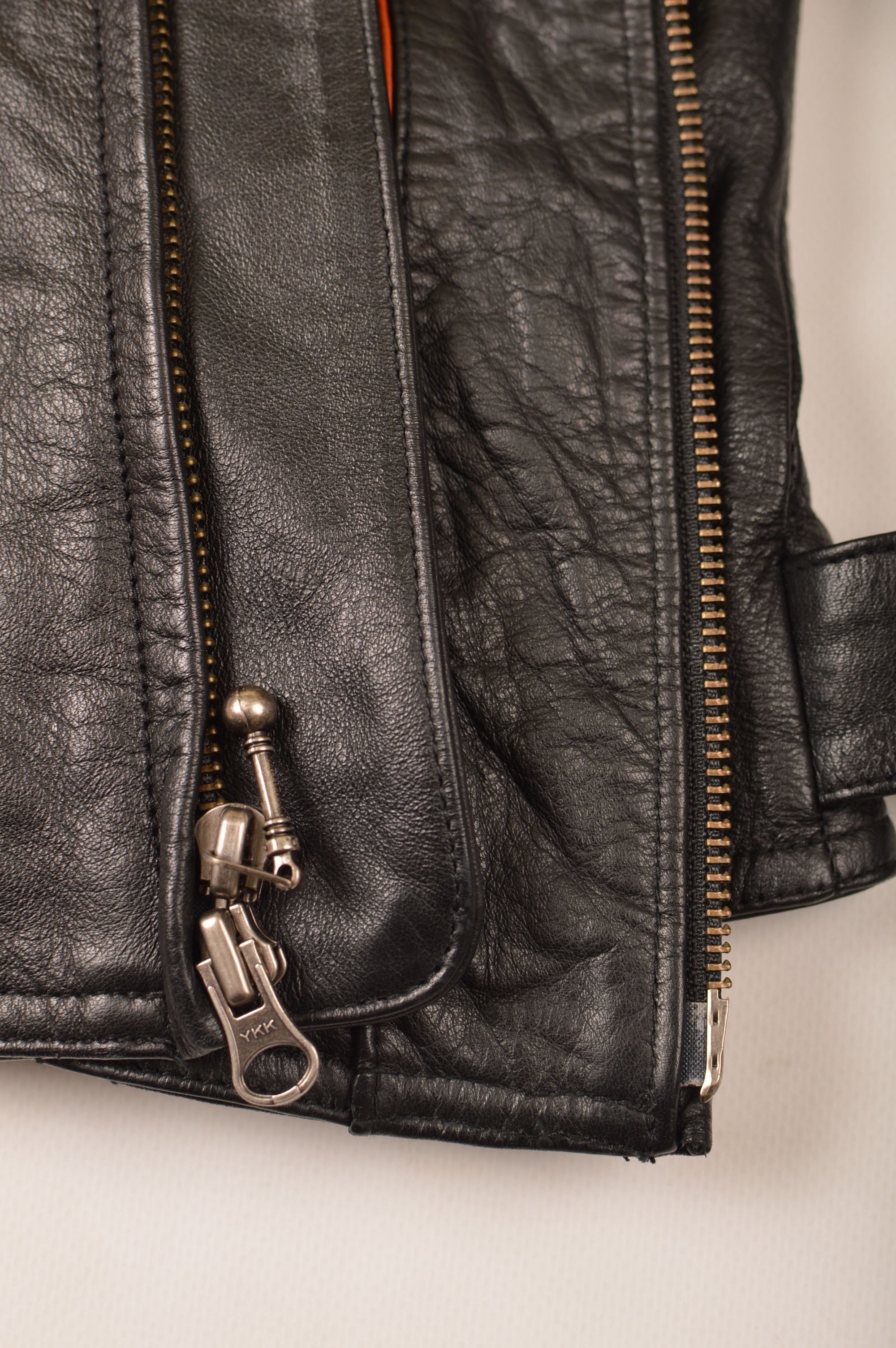 Harley Davidson × Vintage Harley Davidson Women's Miss Enthusiast Leather Jacket Size M / US 6-8 / IT 42-44 - 10 Thumbnail