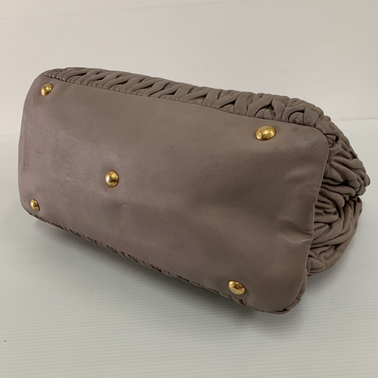 Miu Miu Miu Miu Matelasse Hand Bag Leather Size ONE SIZE - 8 Thumbnail