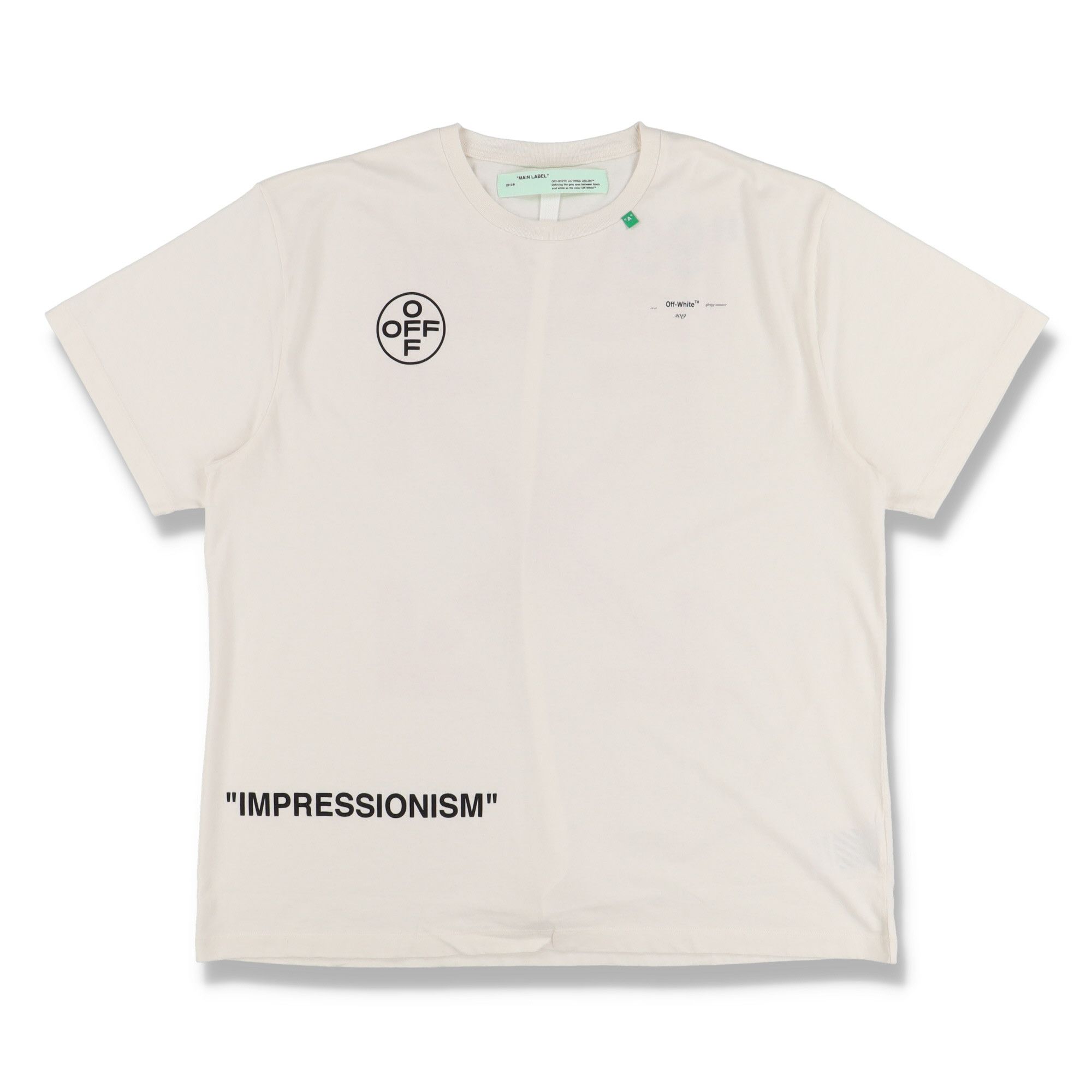 Off-White Pink Impressionism Stencil Arrows Oversized T-Shirt Size US XS / EU 42 / 0 - 5 Thumbnail