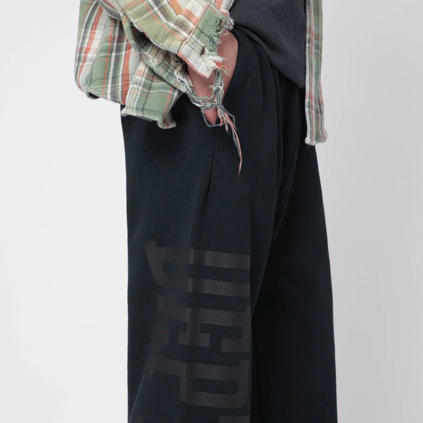 Gallery Dept. o1d2blof0426 Wide-leg Jogging Pants in Black Size US 30 / EU 46 - 5 Thumbnail