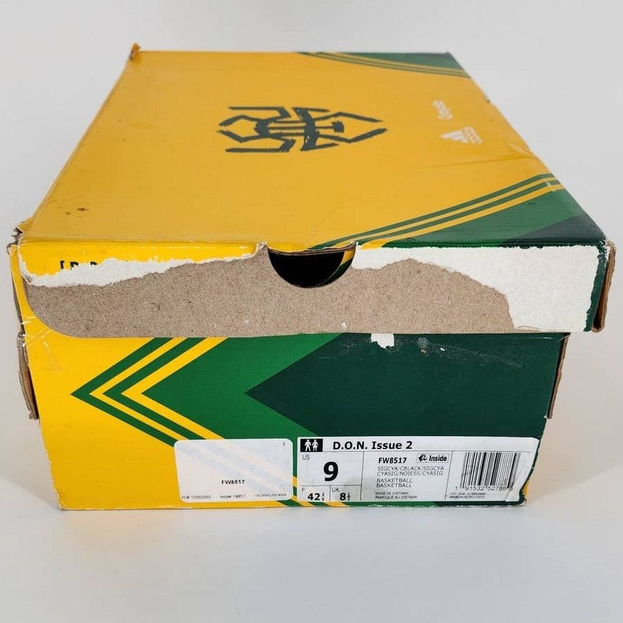 Adidas Adidas D.O.N. Issue 2 Crayola Signal Cyan Sky Blue Sneaker 9 Size US 9 / EU 42 - 13 Thumbnail