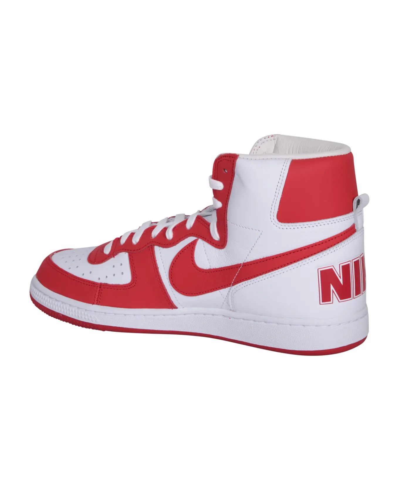 Comme des Garcons Homme × Nike o1mle0924 High-Top Sneakers in White & Red Size US 8 / EU 41 - 3 Thumbnail