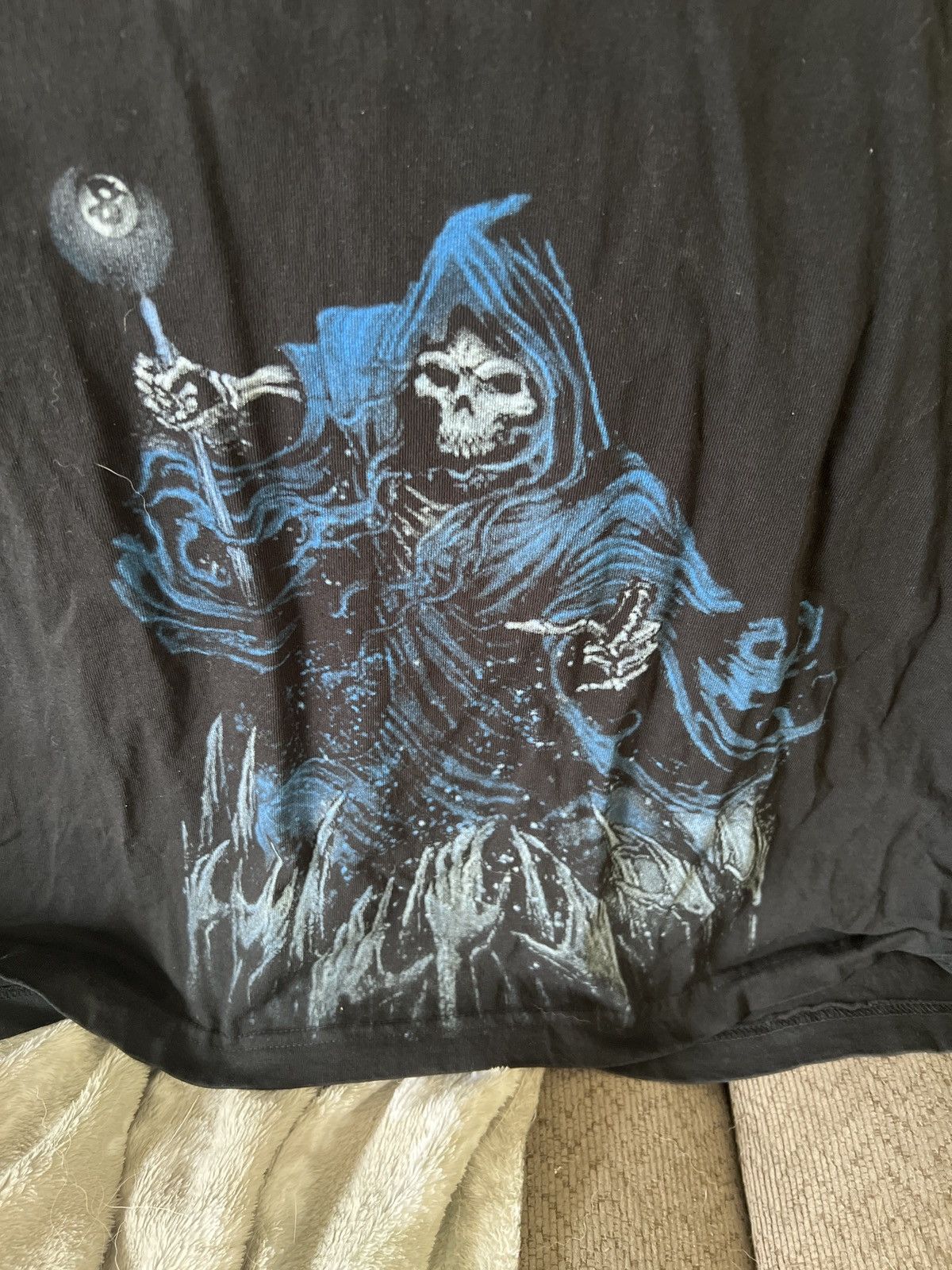 Section 8 Section Eight Grim Reaper Tee Size US XXL / EU 58 / 5 - 3 Thumbnail
