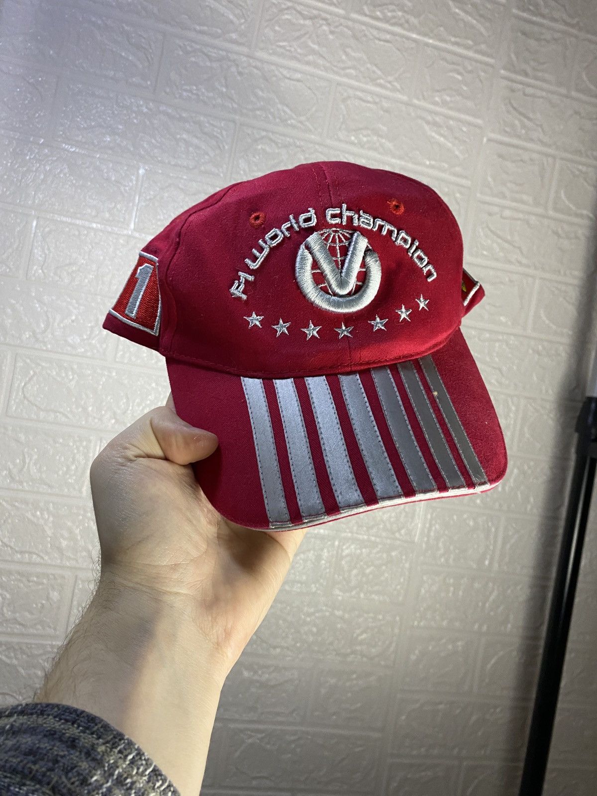 Vintage Ferrari Vintage Cap Michael Schumacher World Champion F1 Size ONE SIZE - 2 Thumbnail