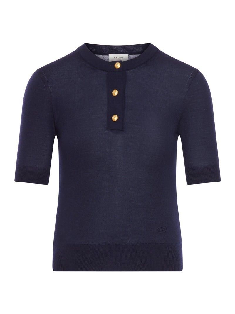 Celine CELINE Navy Wool Sweater New & Authentic Size XXS / US 00 / IT 34 - 3 Thumbnail