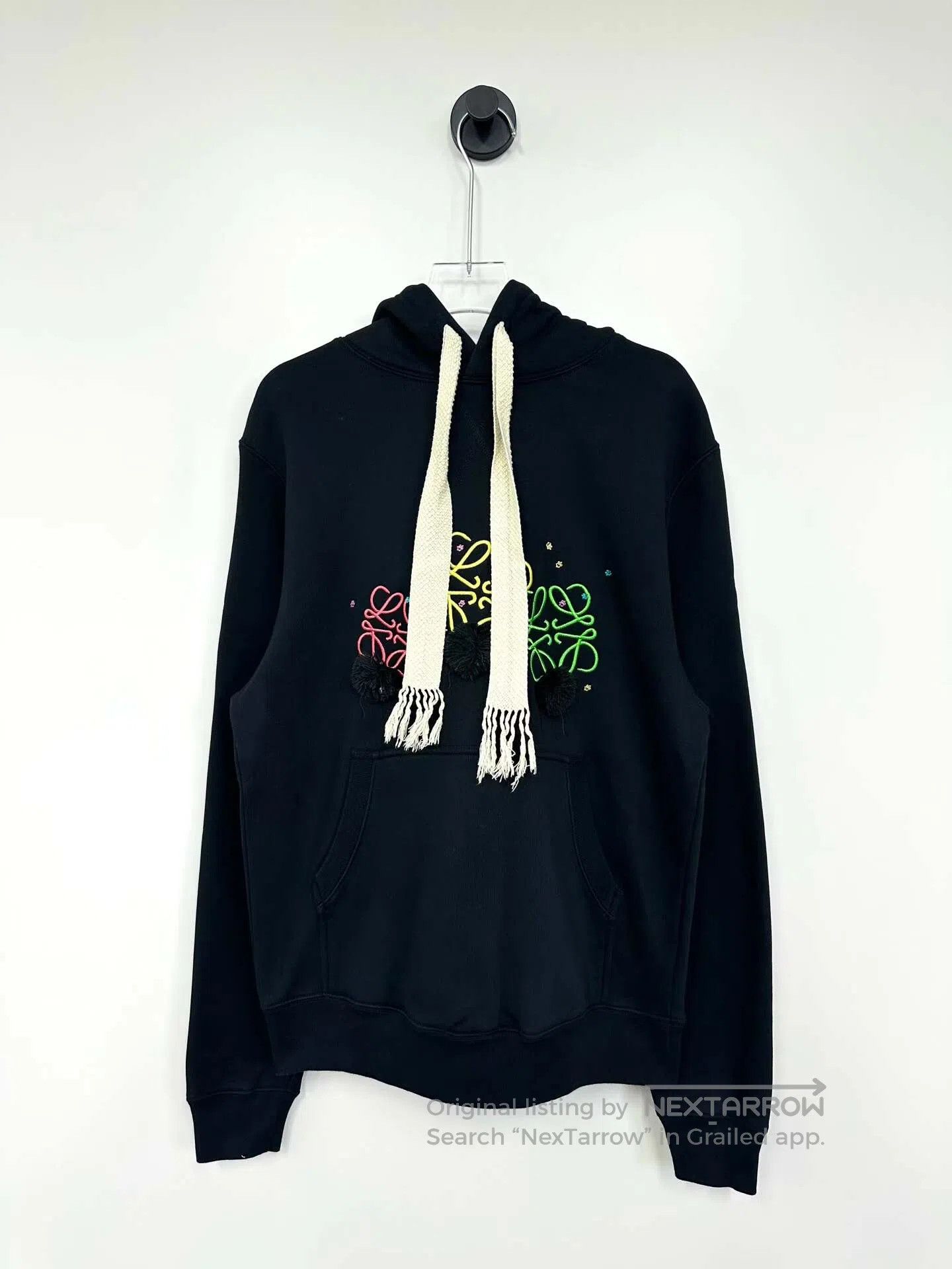 Loewe Loewe Black Spirited Away Co-brand Embroidered Logo Hooded Size US S / EU 44-46 / 1 - 1 Thumbnail
