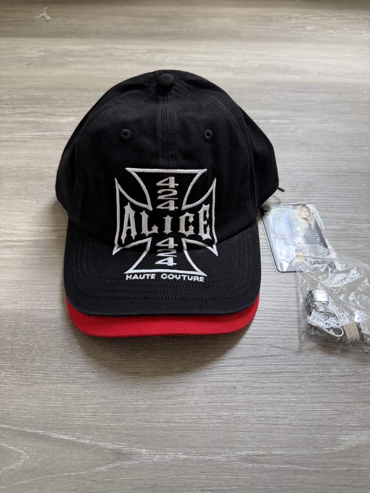 Alice Hollywood Alice Hollywood Black Double Brim Chopper Hat