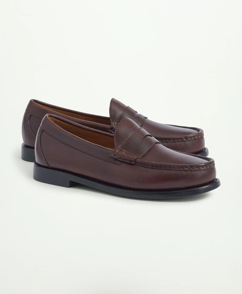 Brooks Brothers Brooks Brothers Brown Westport Penny Loafers Size US 10 / EU 43 - 1 Thumbnail