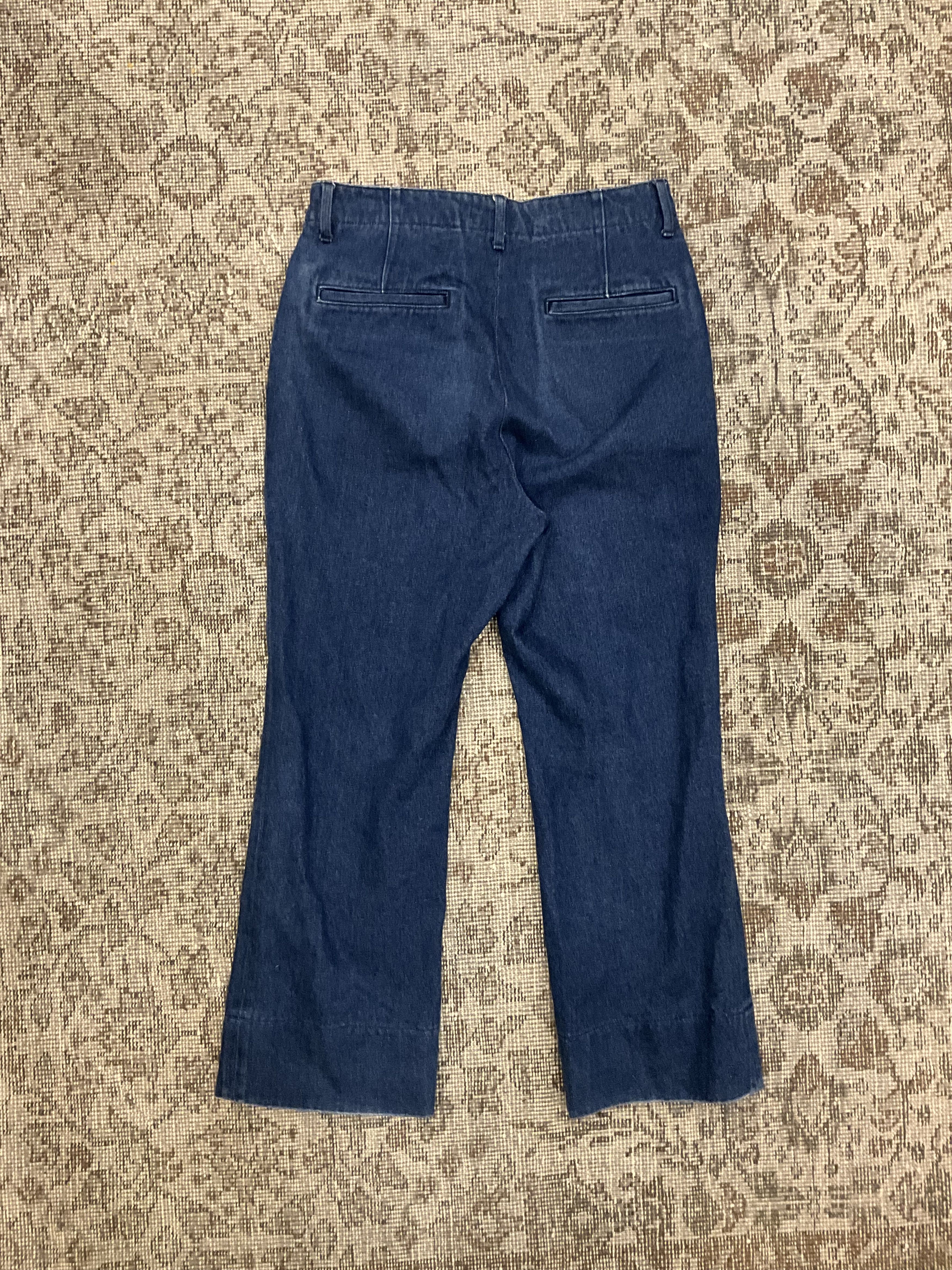HARE HARE Center Crease Flare Denim Jeans Indigo Japan W30 Size US 30 / EU 46 - 2 Thumbnail
