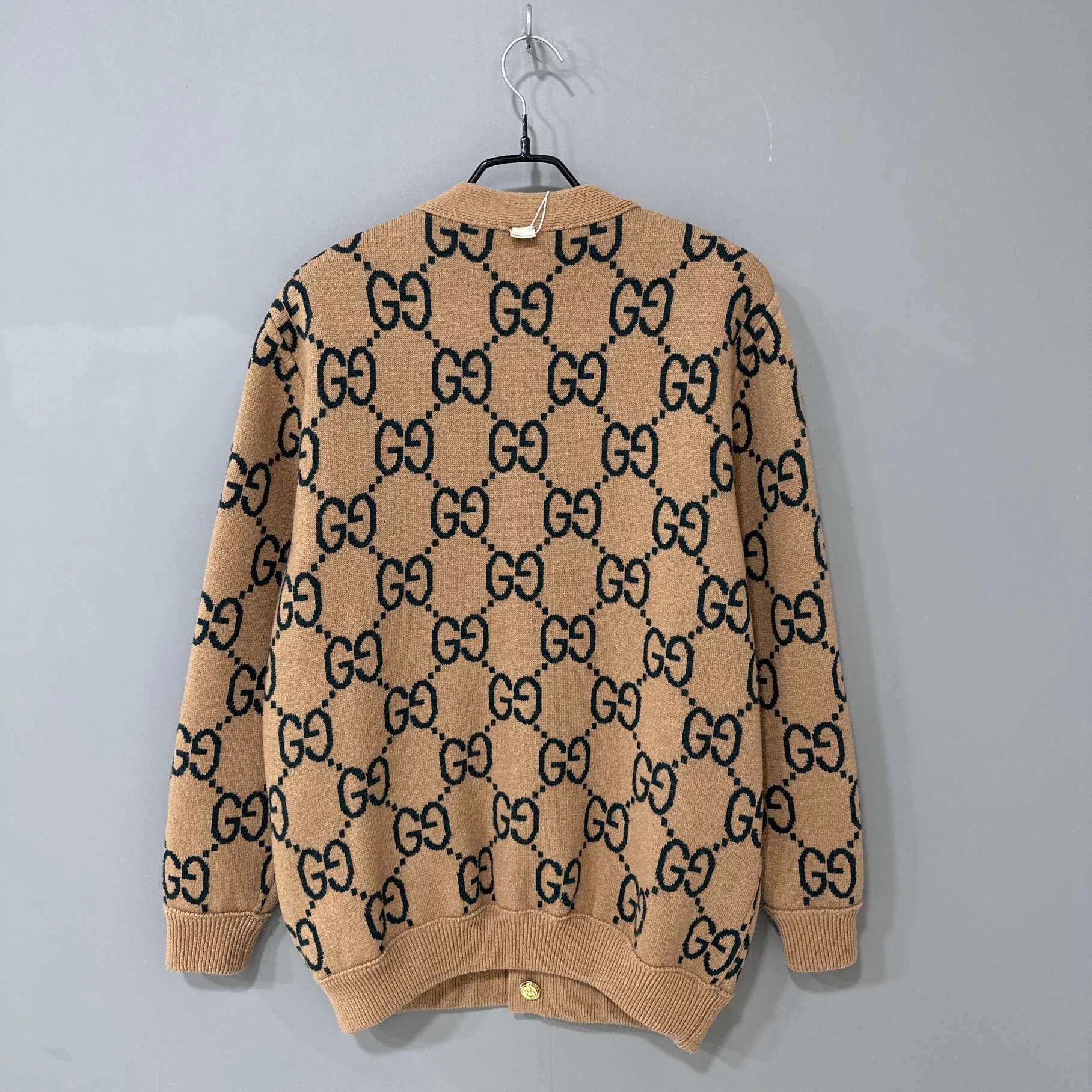 Gucci GUCCI GG Monogram Reversible Wool Cardigan XXS Size XXS / US 00 / IT 34 - 2 Thumbnail