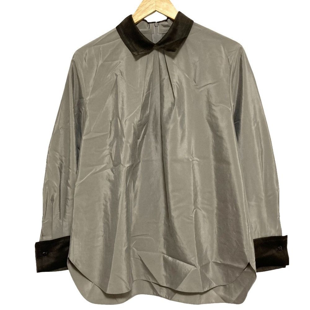 Other Other ebure Powdery Silk Organdy Detail Blouse Textile Tops 4210700630 DUTY FREE for USA Size ONE SIZE - 1 Thumbnail