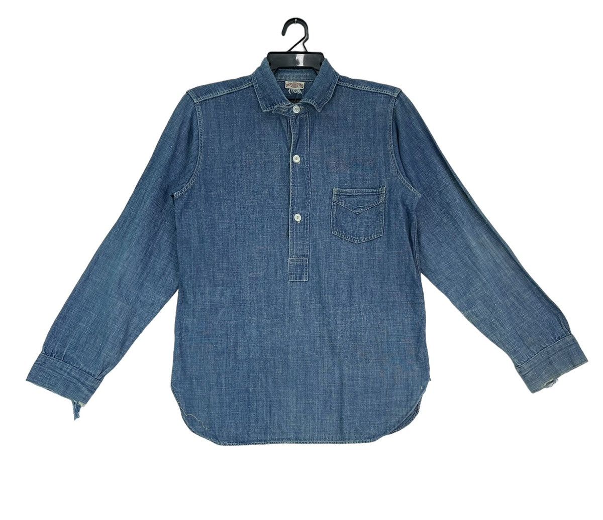 The Real McCoy's × Vintage The Double Diamond by Real McCoy pullover selvedge shirts Size US M / EU 48-50 / 2 - 1 Thumbnail