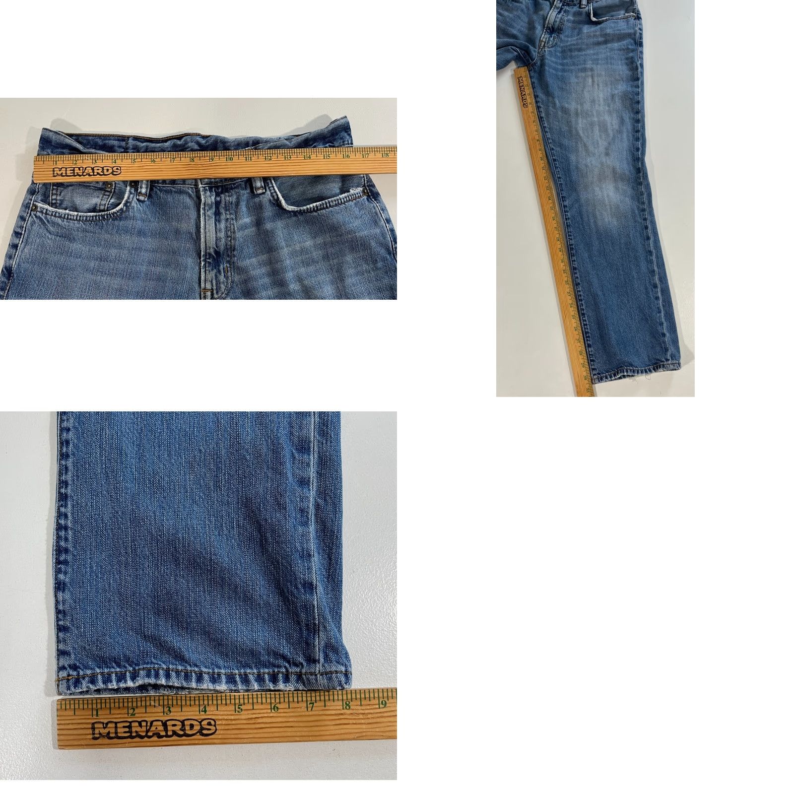 Vintage Ralph Lauren Denim & Supply Men's Vintage Slouch Jeans 33x30 Blue Denim & Supply Jeans" Size US 33 - 9 Thumbnail