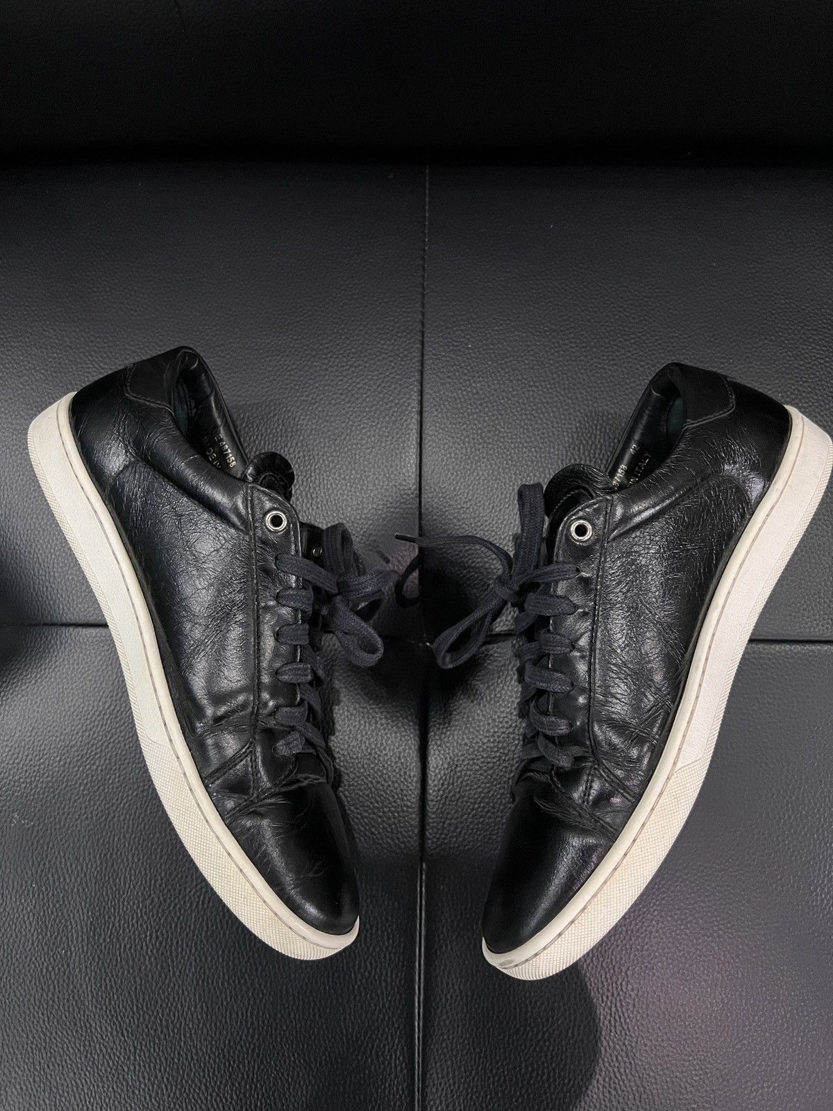 Saint Laurent Paris Saint Laurent Heart & Lightning Studded Sneakers Size US 9 / EU 42 - 8 Thumbnail
