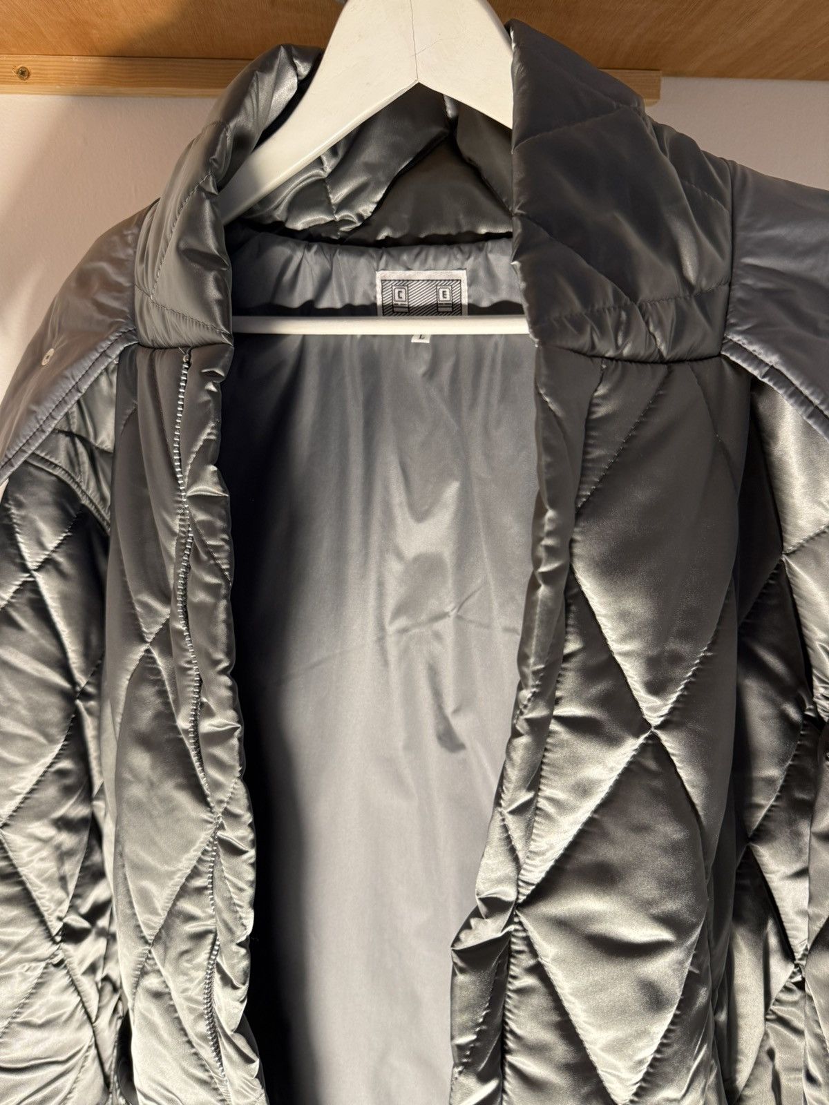 Cav Empt Cav Empt - 25 Silver Coat - L Size US L / EU 52-54 / 3 - 7 Thumbnail