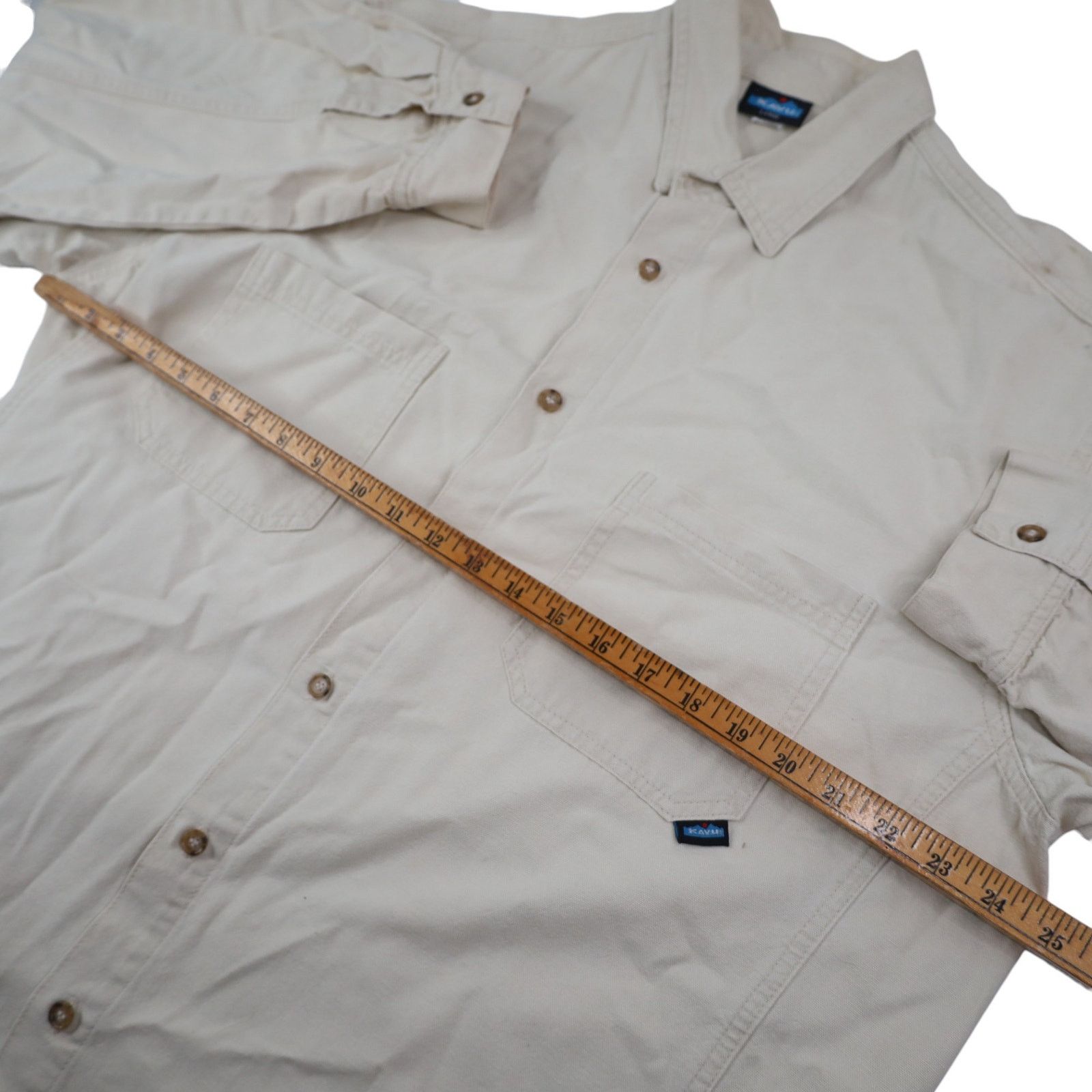 KAVU × Vintage Vintage Kavu Canvas Button Up Adventure Shirt Size US L / EU 52-54 / 3 - 8 Thumbnail