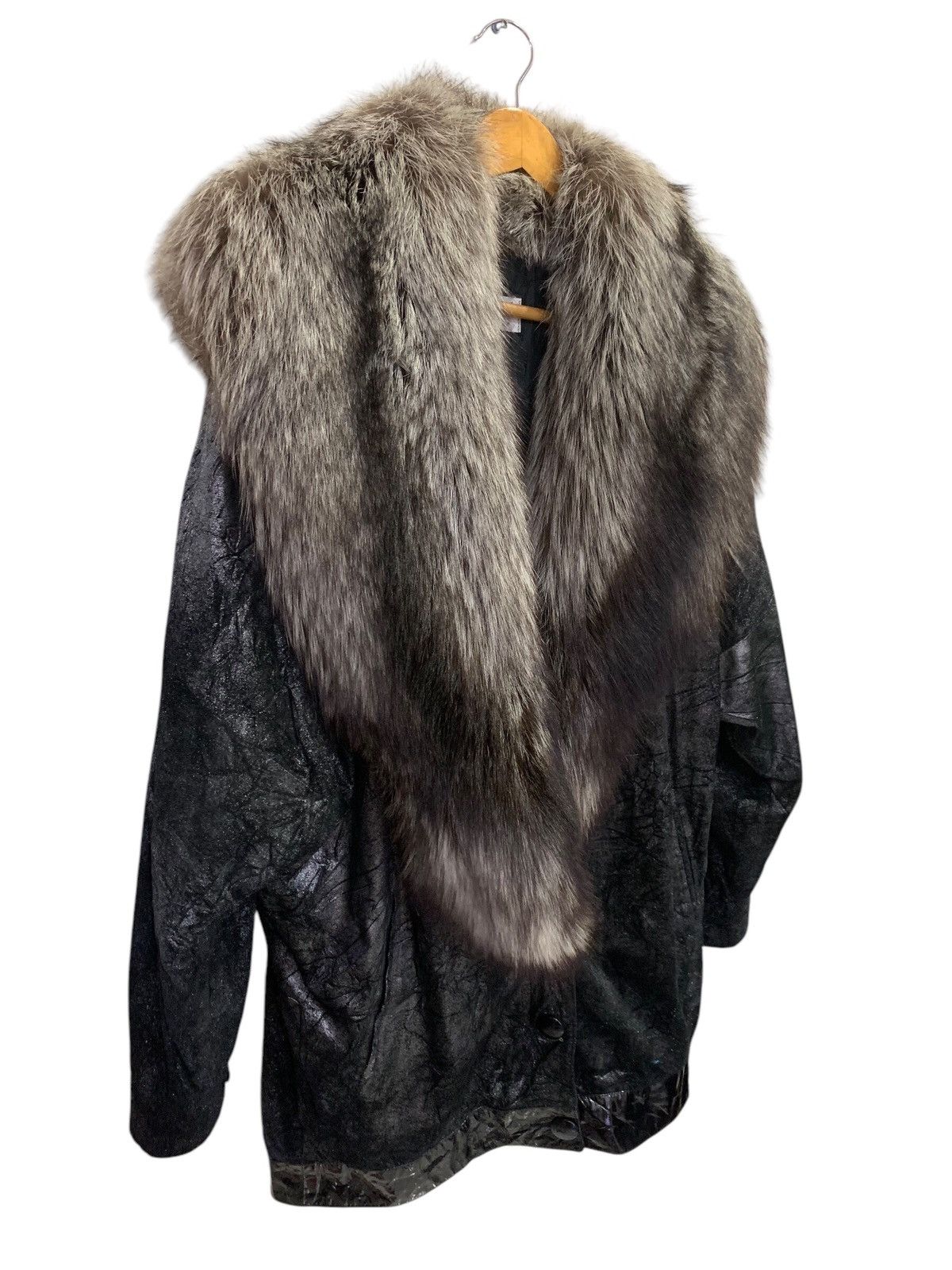 Designer × Vintage Vintage Corval Paris Fur Jacket Size US XL / EU 56 / 4 - 1 Thumbnail