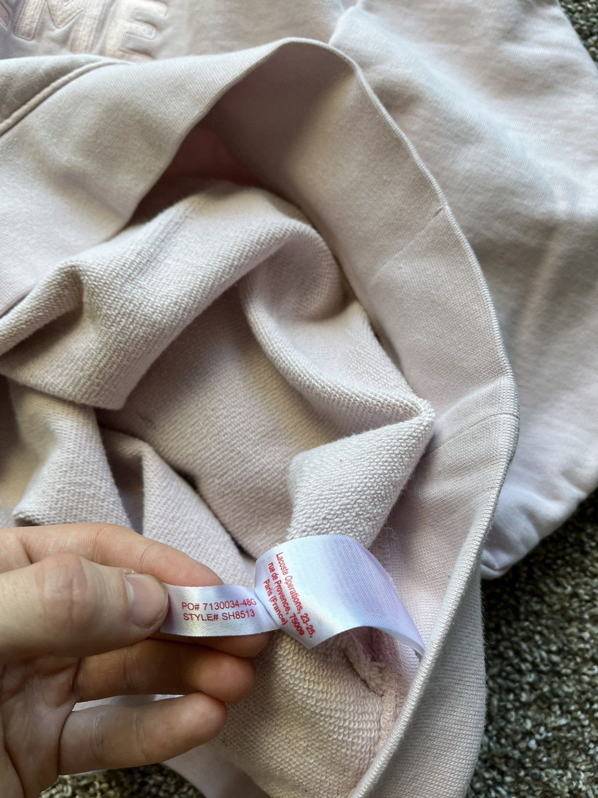 Lacoste × Supreme SS18 Supreme Lacoste Pink Crewneck Size XL RARE Size US XL / EU 56 / 4 - 6 Thumbnail