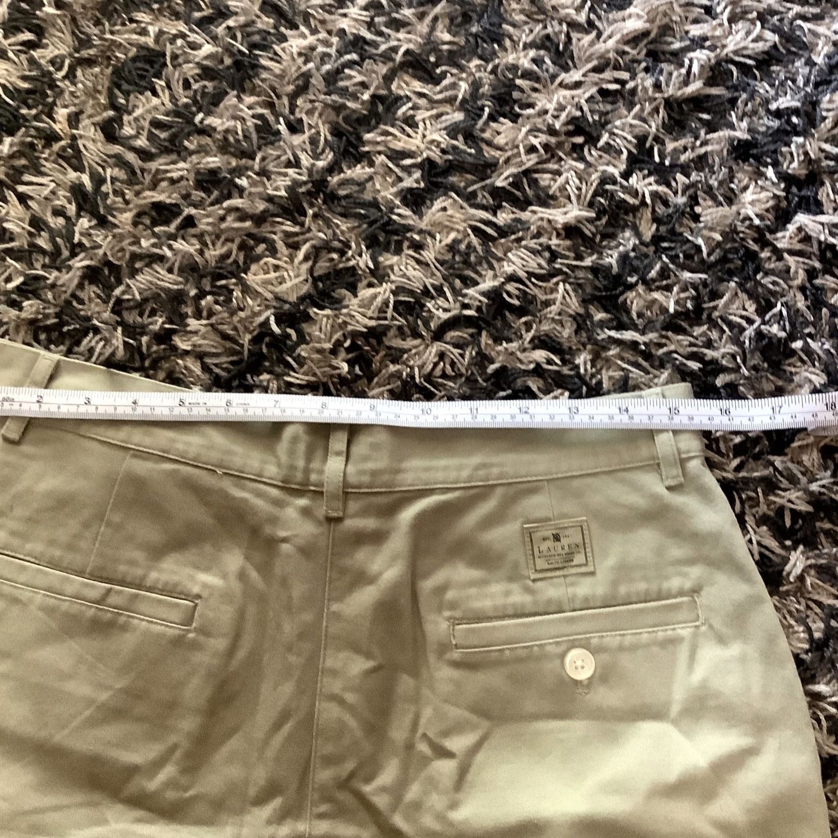Ralph Lauren Lauren Ralph Lauren Khakis & Chinos Shorts Petite Womens 10P Beige Tan Casual Womens Size 32" / US 10 / IT 46 - 4 Thumbnail