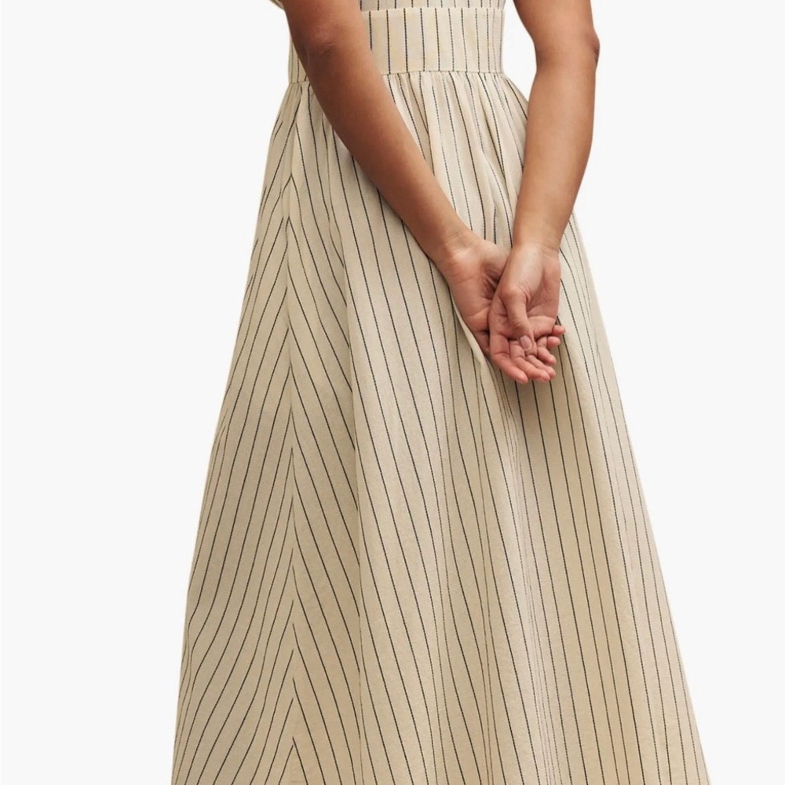 Free People Free people dress Small Midi length Cotton/linen Size S / US 4 / IT 40 - 4 Thumbnail