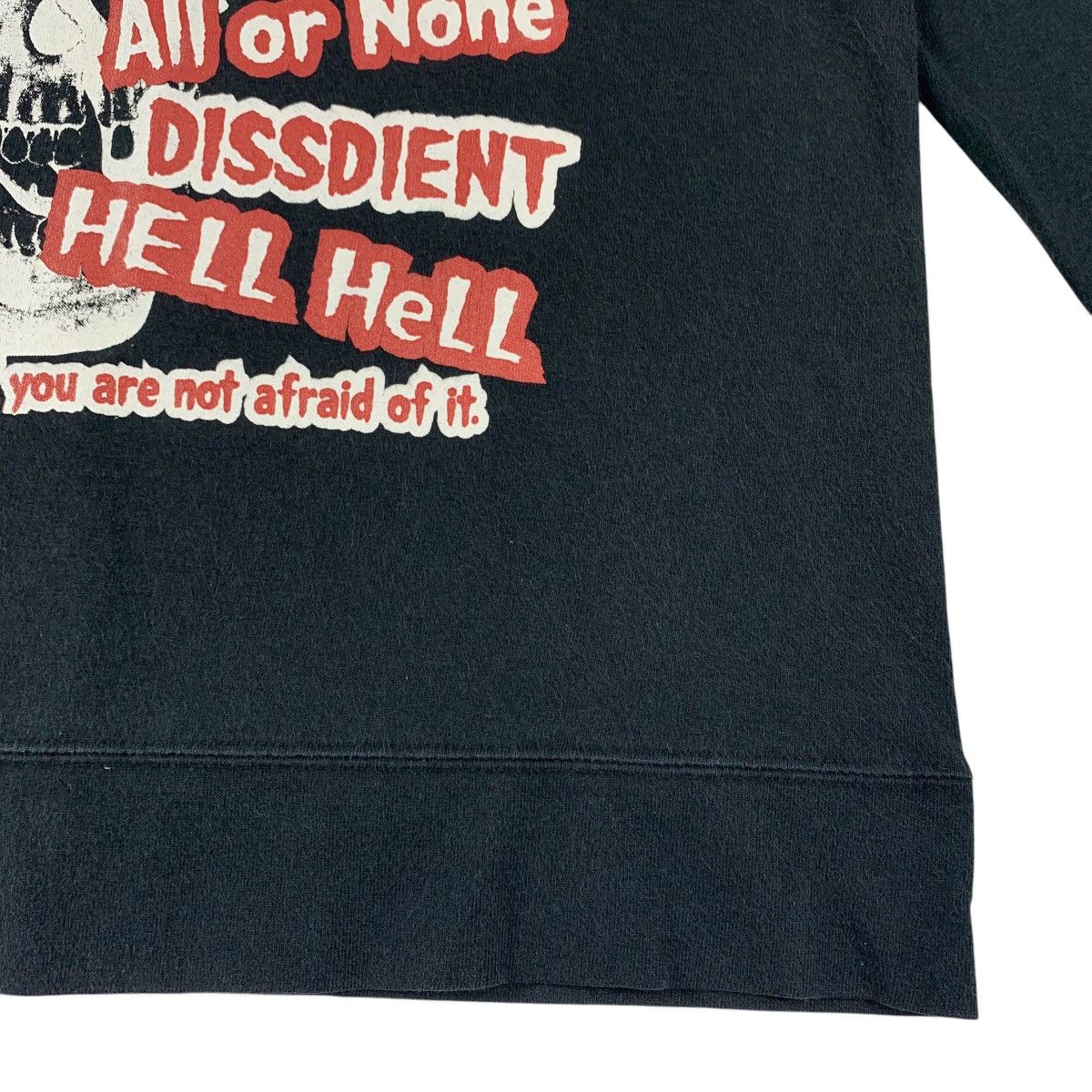 Japanese Brand Vintage HELL CAT PUNK punk not dead design long sleeve tee Size US S / EU 44-46 / 1 - 8 Thumbnail