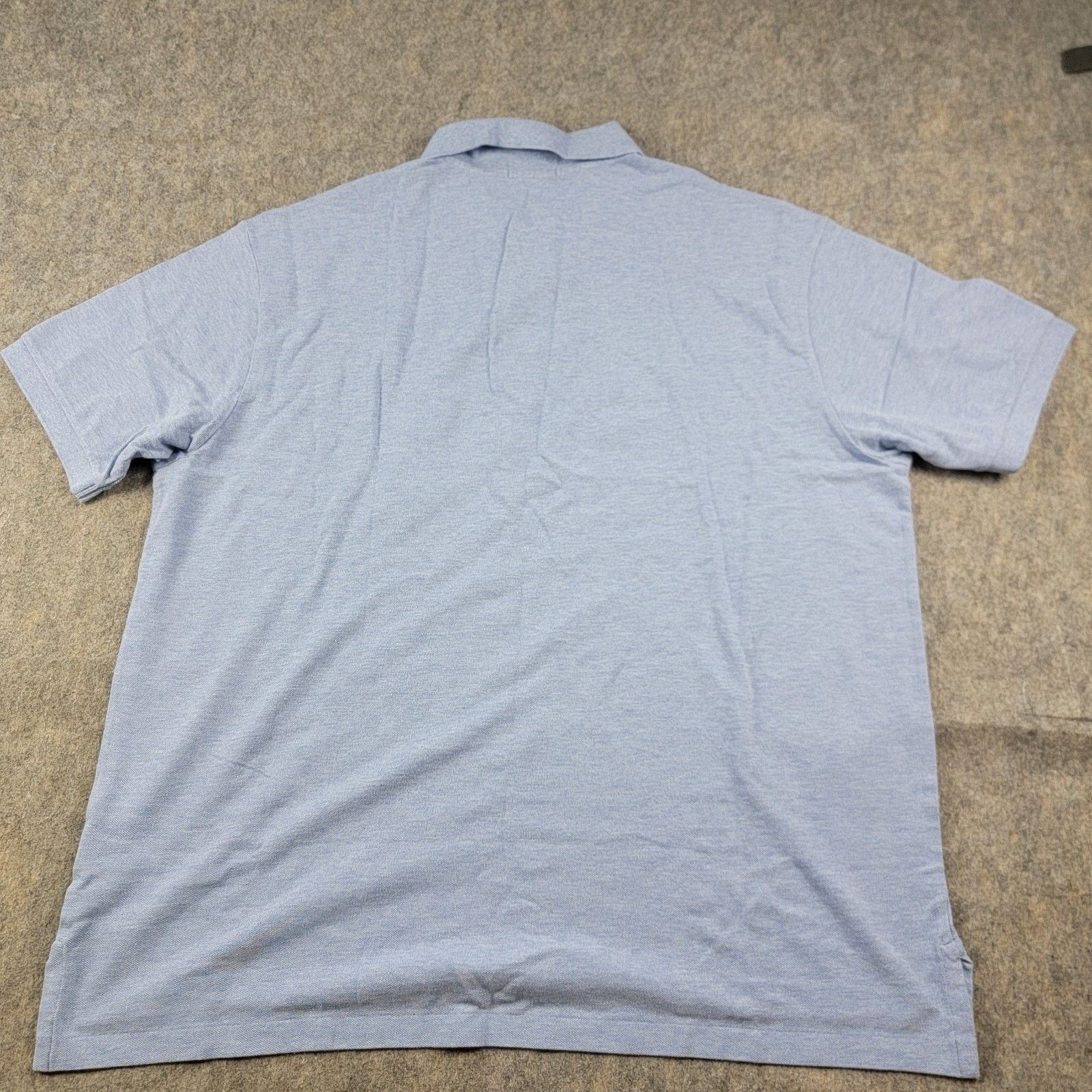Polo Ralph Lauren Polo Ralph Lauren Polo Shirt Mens Light Blue Short Sleeve Size US XXL / EU 58 / 5 - 3 Thumbnail
