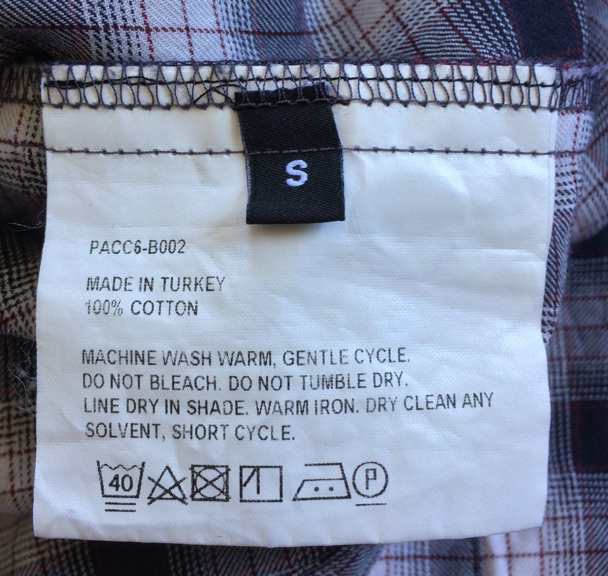 PACCBET PACCBET Check Flannel 2-Way Zip Shirt Size US S / EU 44-46 / 1 - 6 Thumbnail