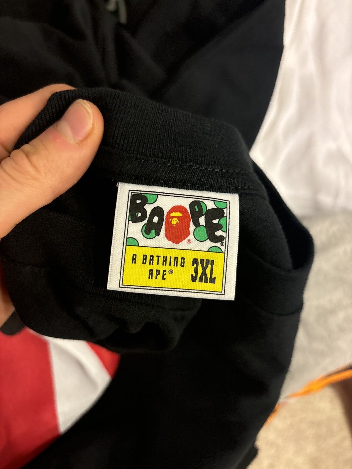 Bape Bape Black Ape Head ‘USA Flag’ Tee - 3XL Size US XXL / EU 58 / 5 - 4 Thumbnail
