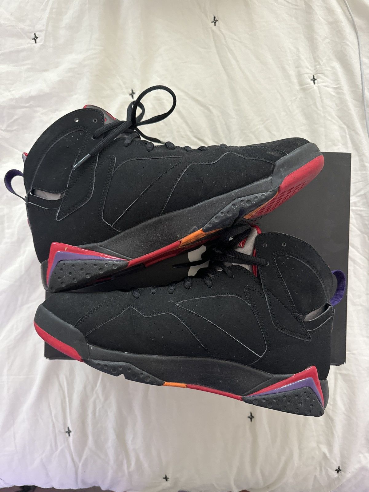 Jordan Brand × Nike Air Jordan 7 Retro Raptors 2012 Size US 11 / EU 44 - 2 Thumbnail