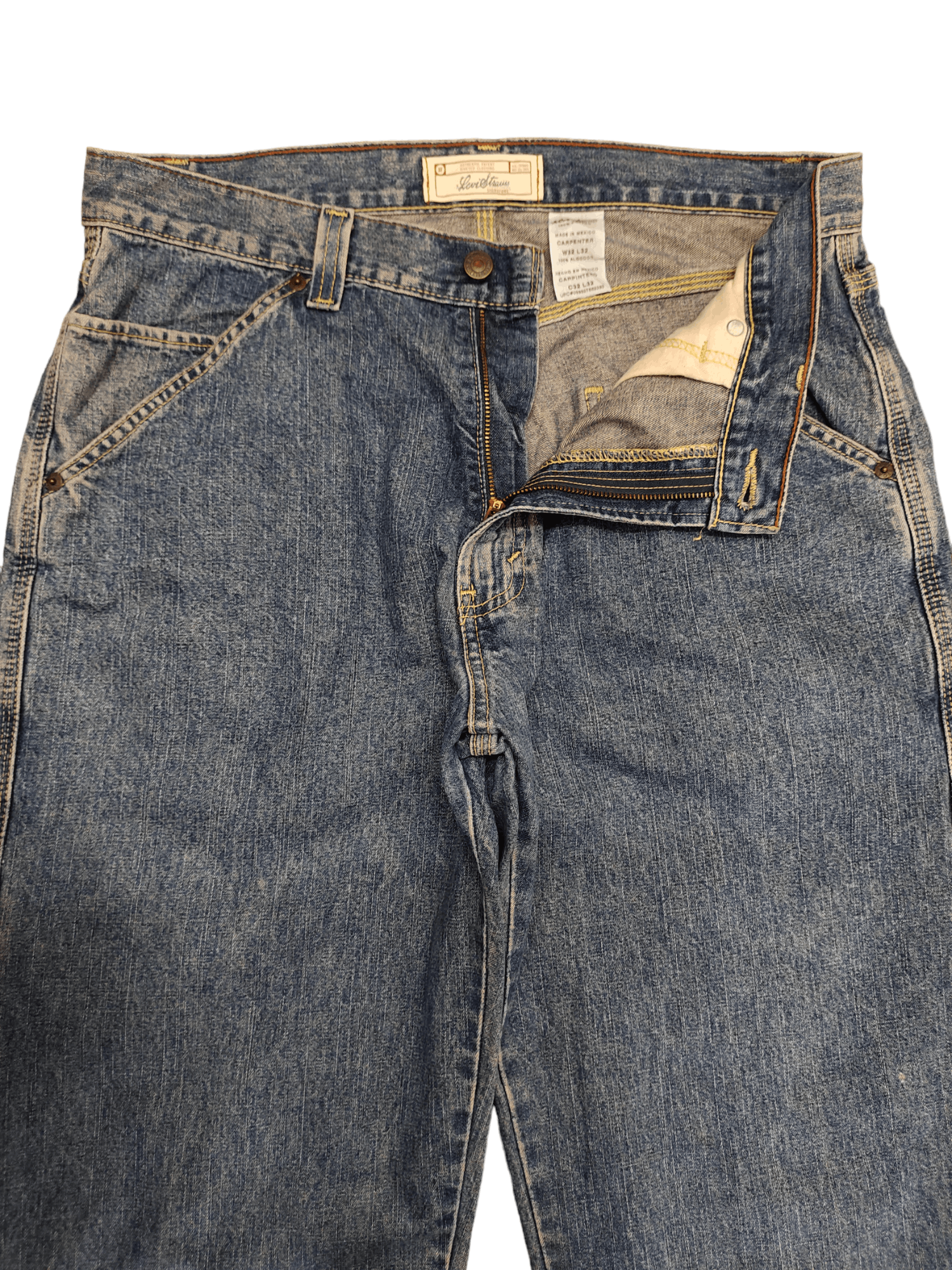 Levi's Vintage Clothing Vintage Y2k Levis Signature Carpenter Baggy Denim Pants Size US 33 - 16 Thumbnail