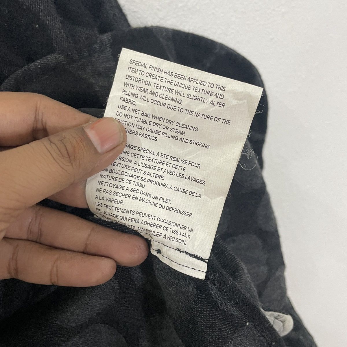 Comme des Garcons Vintage Black Comme Des Garcons Iconic Petern Jacket Size US XS / EU 42 / 0 - 9 Thumbnail