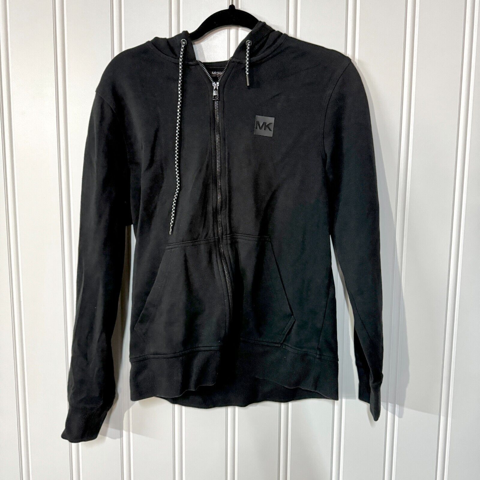Michael Kors Michael Kors Sweater Size M Full Zip Up Black Hooded Pocket Size US M / EU 48-50 / 2 - 1 Thumbnail