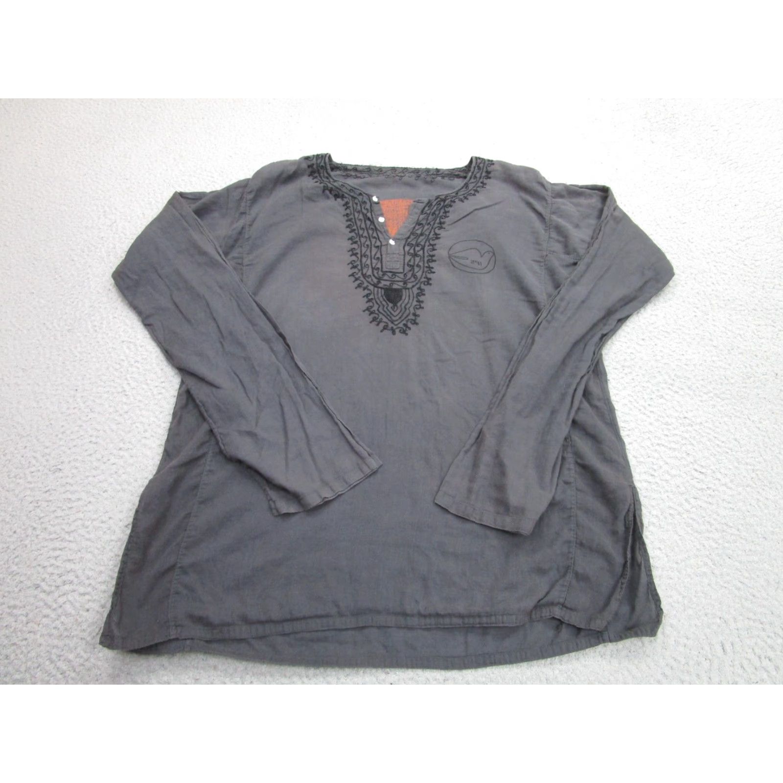 Vintage Two Nine One Shirt Womens L Embroidered Henley Graphic 291 Venice California Size L / US 10 / IT 46 - 2 Thumbnail