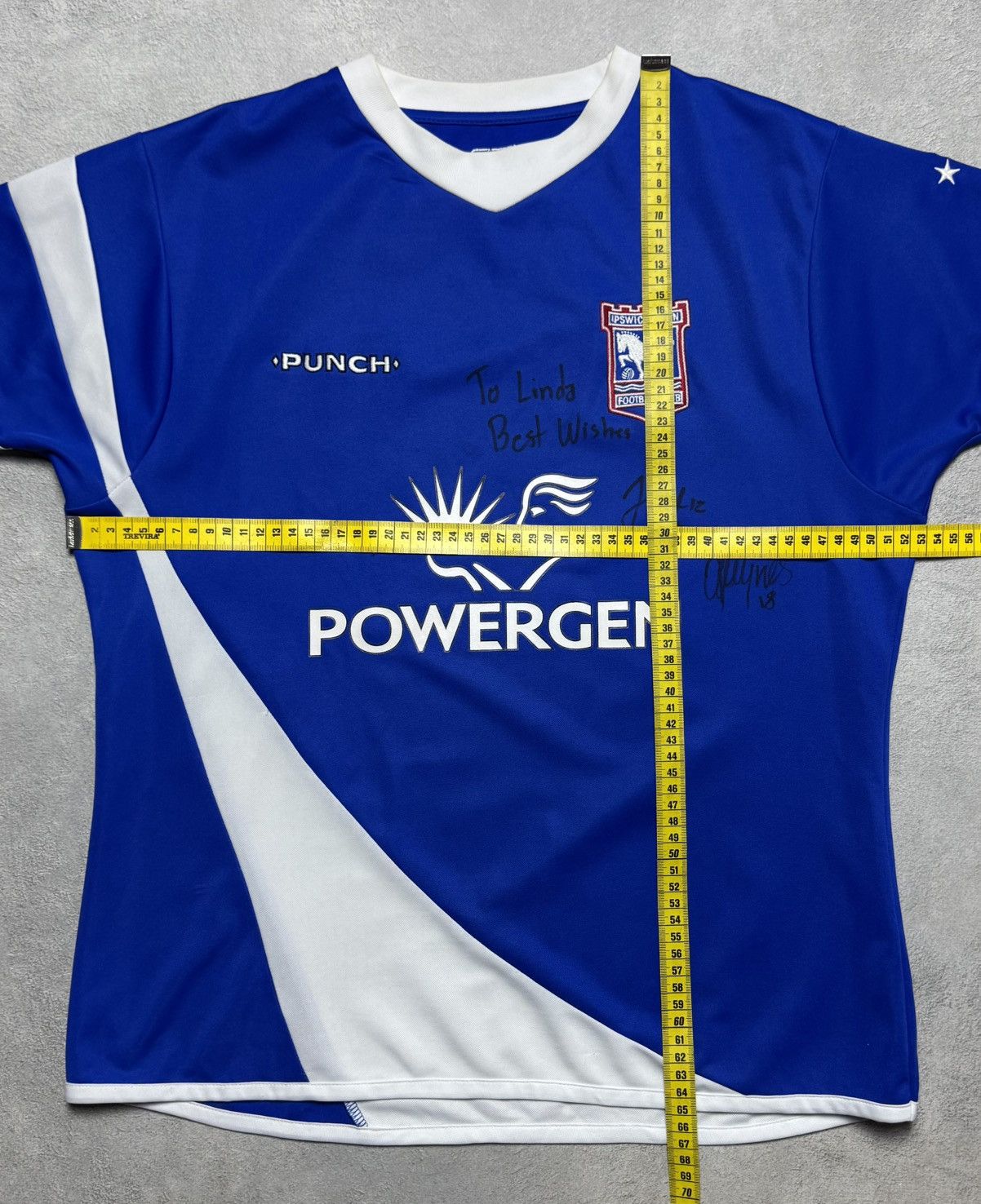 Other Ipswich Town 2005 2006 Home Shirt Jersey Punch # 14 Alan Lee Size US XS / EU 42 / 0 - 16 Thumbnail